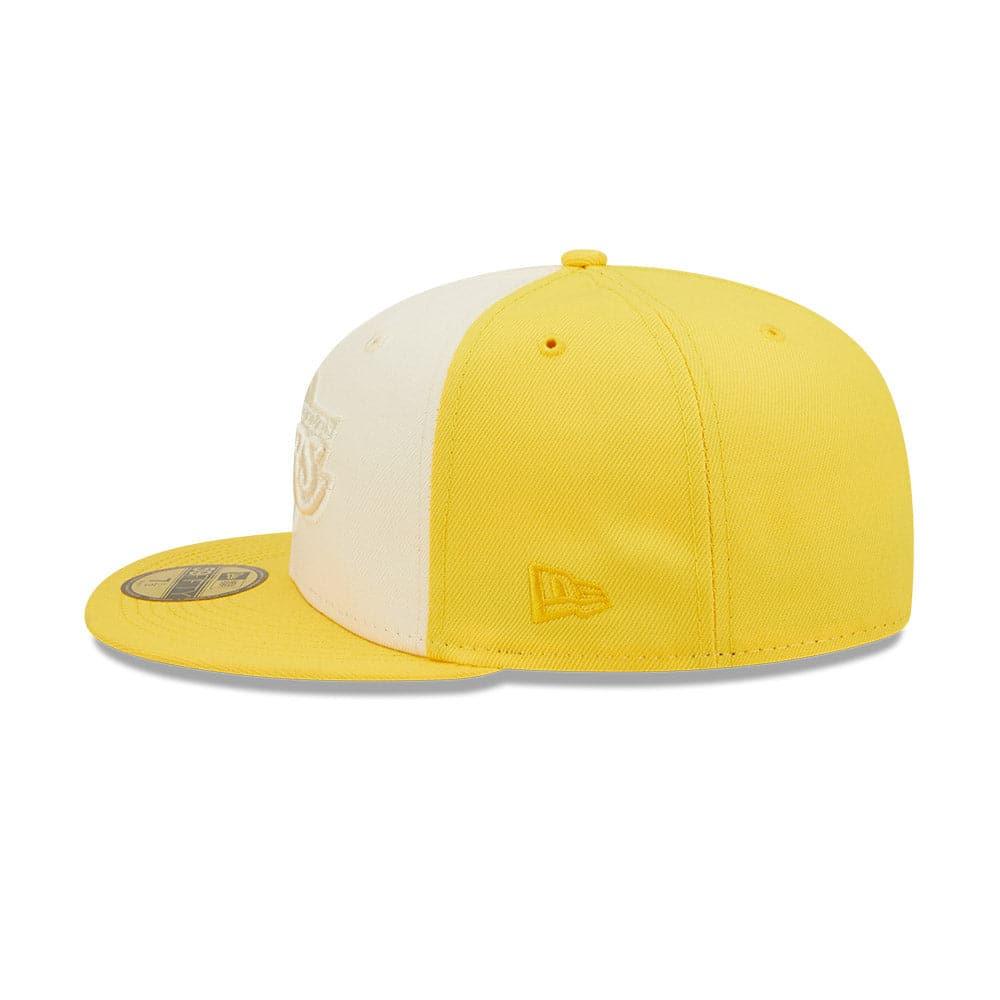 New Era Caps Los Angeles Lakers New Era NBA Tonal 2-Tone 59FIFTY Fitted Hat - Yellow
