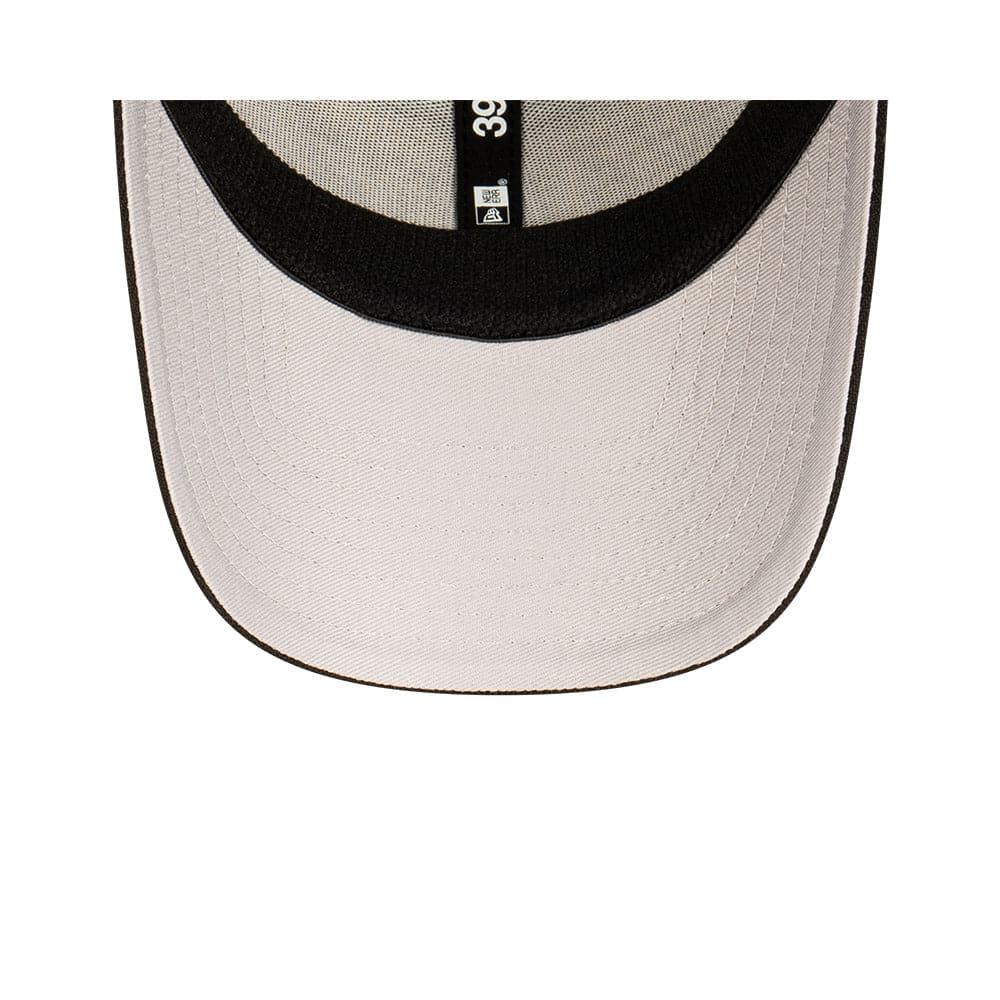New Era Caps Los Angeles Lakers New Era NBA Wordmark 39THIRTY Stretch Fit Hat - Black