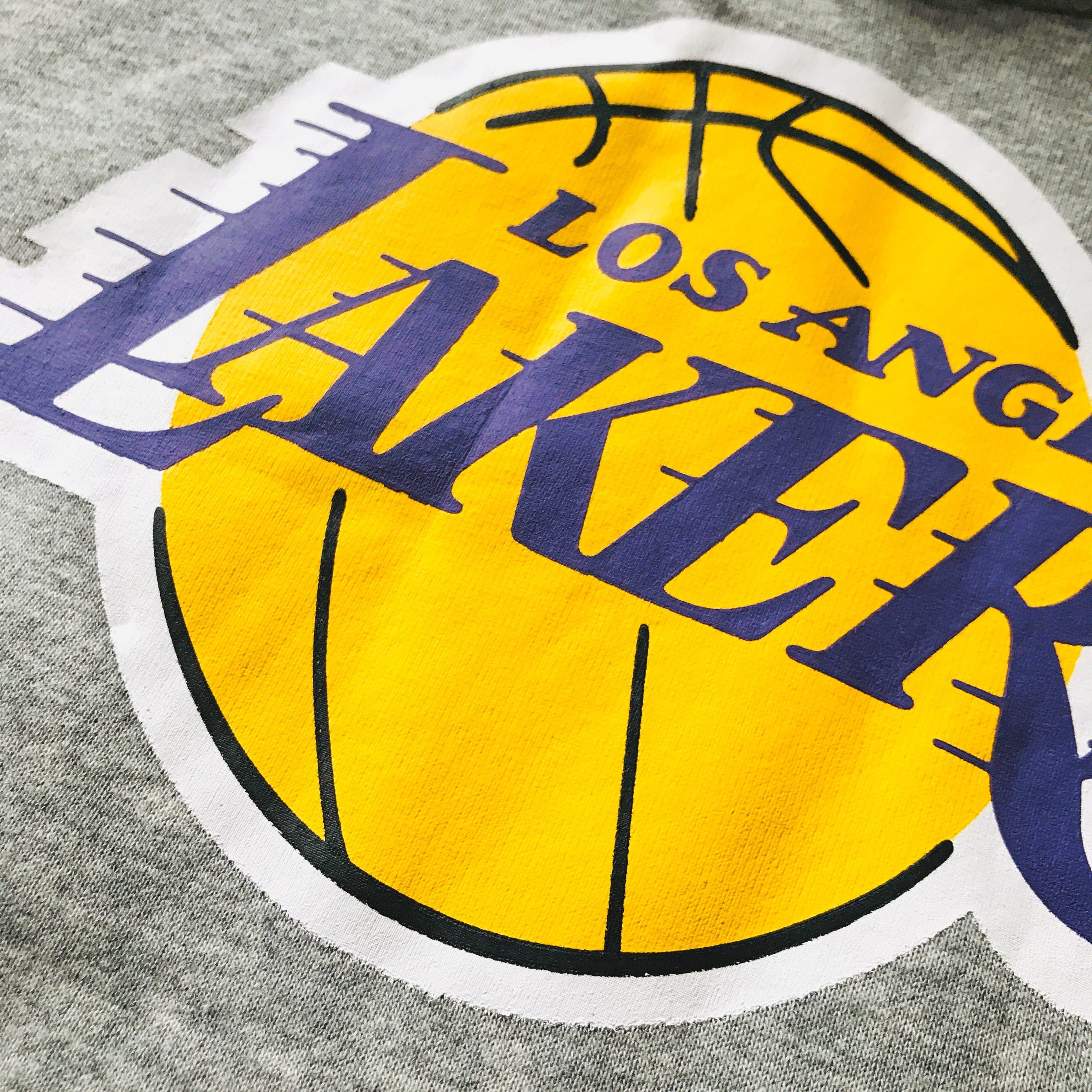 NBA Essentials Jumpers Los Angeles Lakers Outerstuff NBA Team Logo Hoodie Jumper - Grey Heather