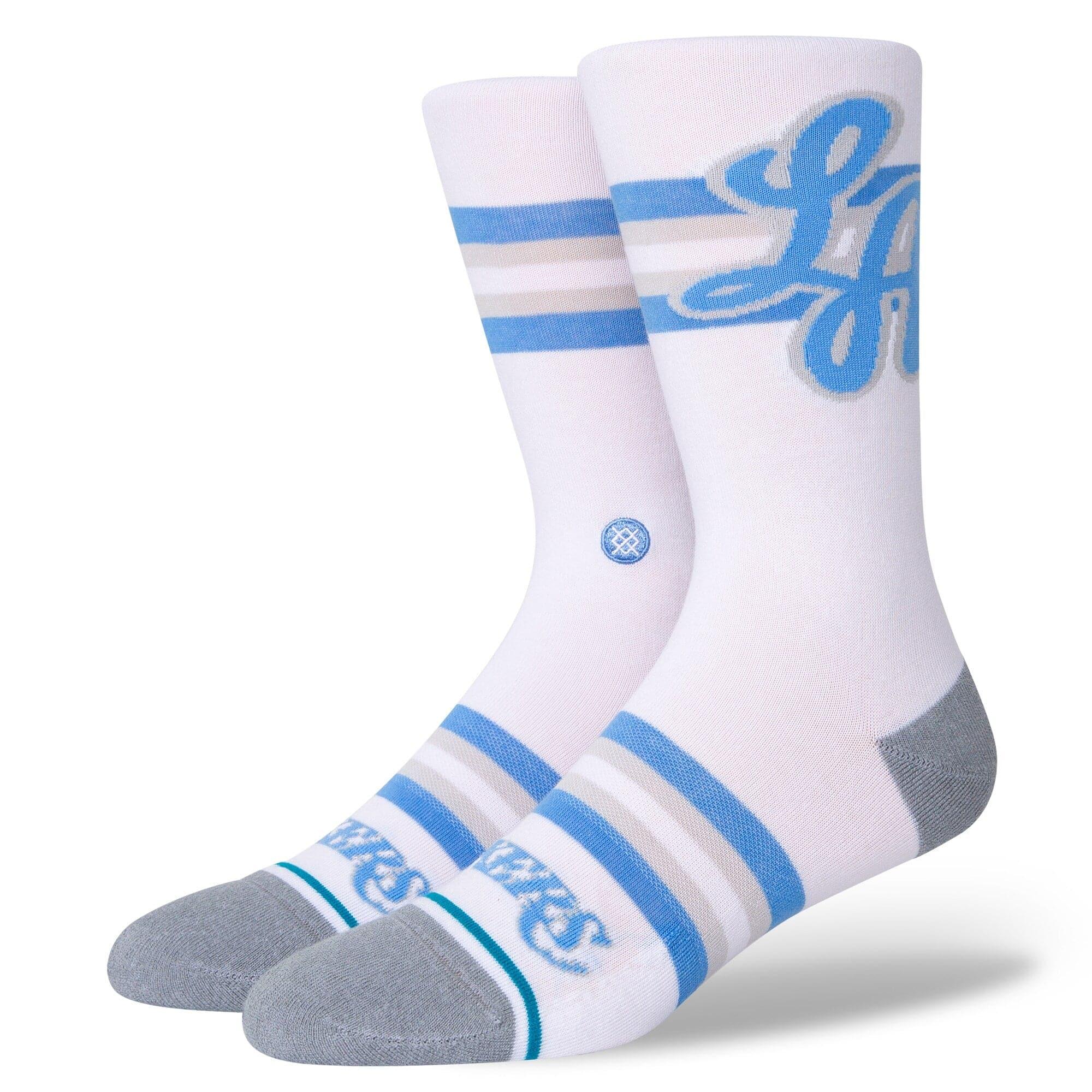 Stance Socks Los Angeles Lakers Stance NBA 20/21 City Edition Crew Socks - White
