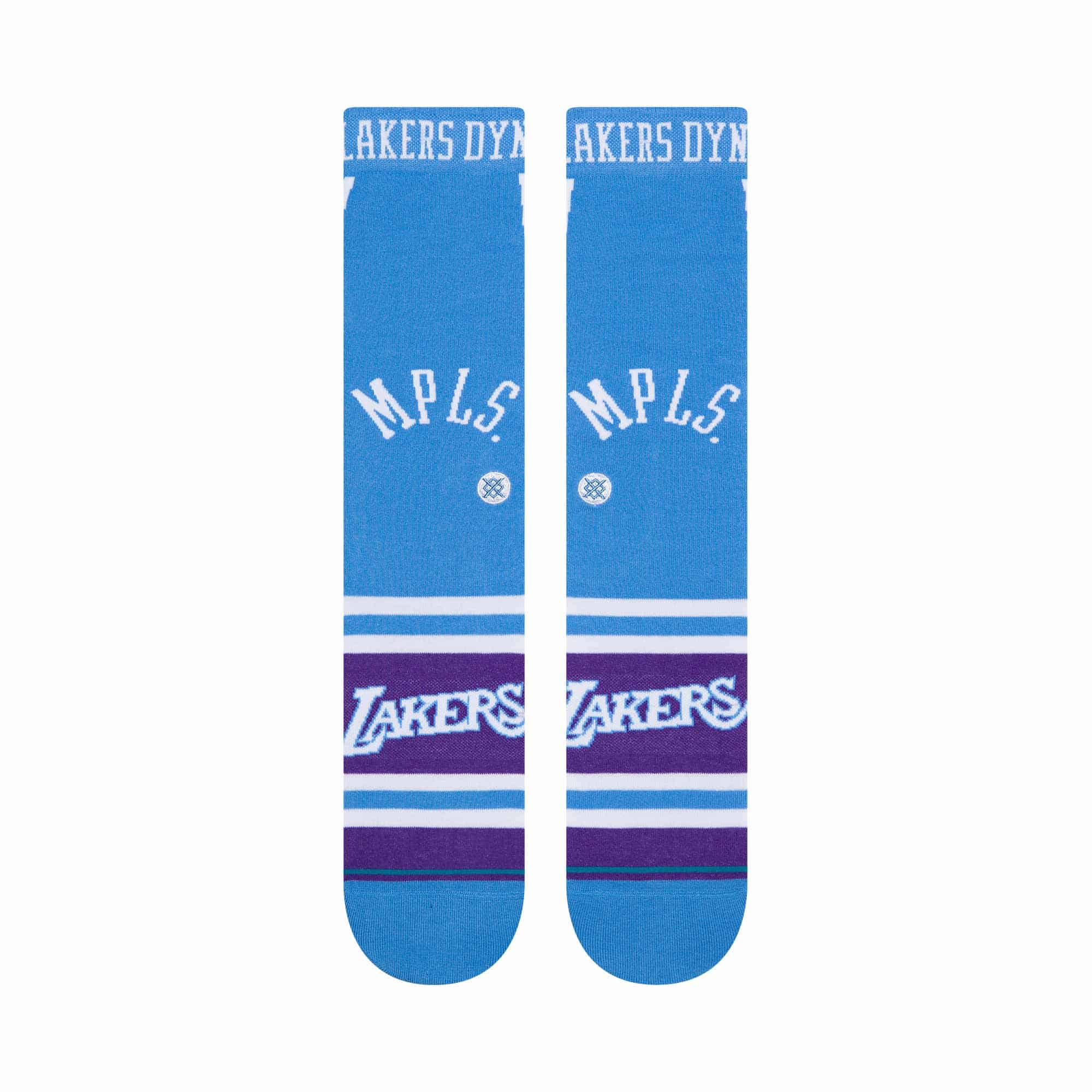 Stance Socks Large (9-12 US) Los Angeles Lakers Stance NBA 21-22 City Edition Crew Socks - Blue