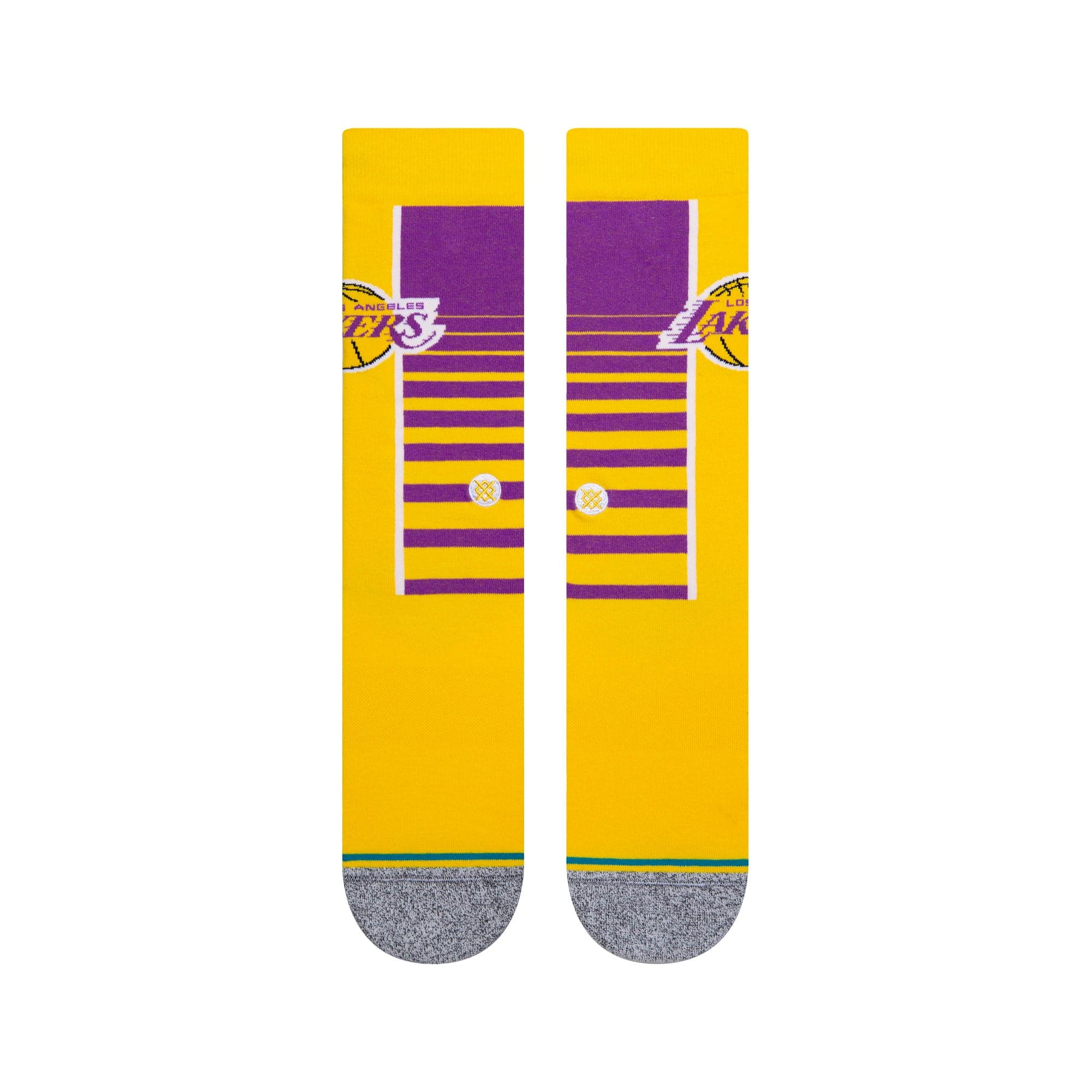Stance Socks Los Angeles Lakers Stance NBA HWC Retro Gradient Crew Socks - Yellow