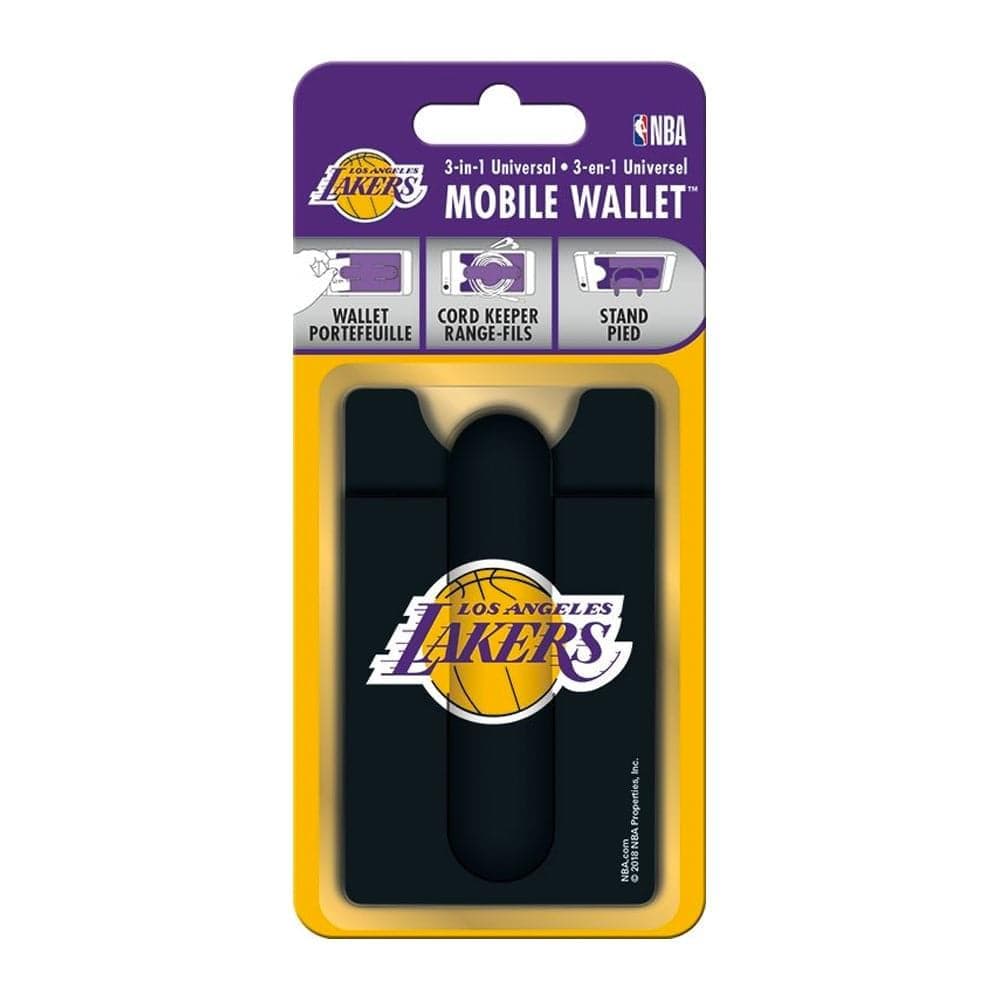Trends International Accessories Los Angeles Lakers Trends NBA 3 In 1 Universal Mobile Phone Wallet - Black