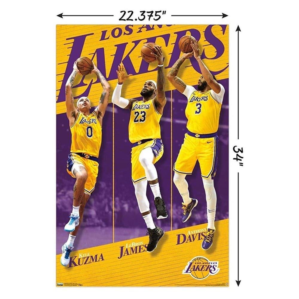 Trends International Posters Los Angeles Lakers Trio Trends NBA 57 x 86cm Poster