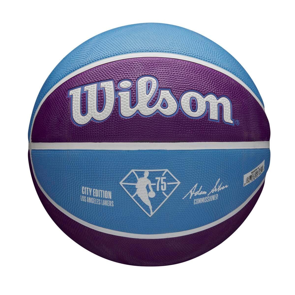 Wilson Sporting Goods Balls Los Angeles Lakers Wilson NBA 21-22 City Edition Full Size Basketball Ball - Size 7