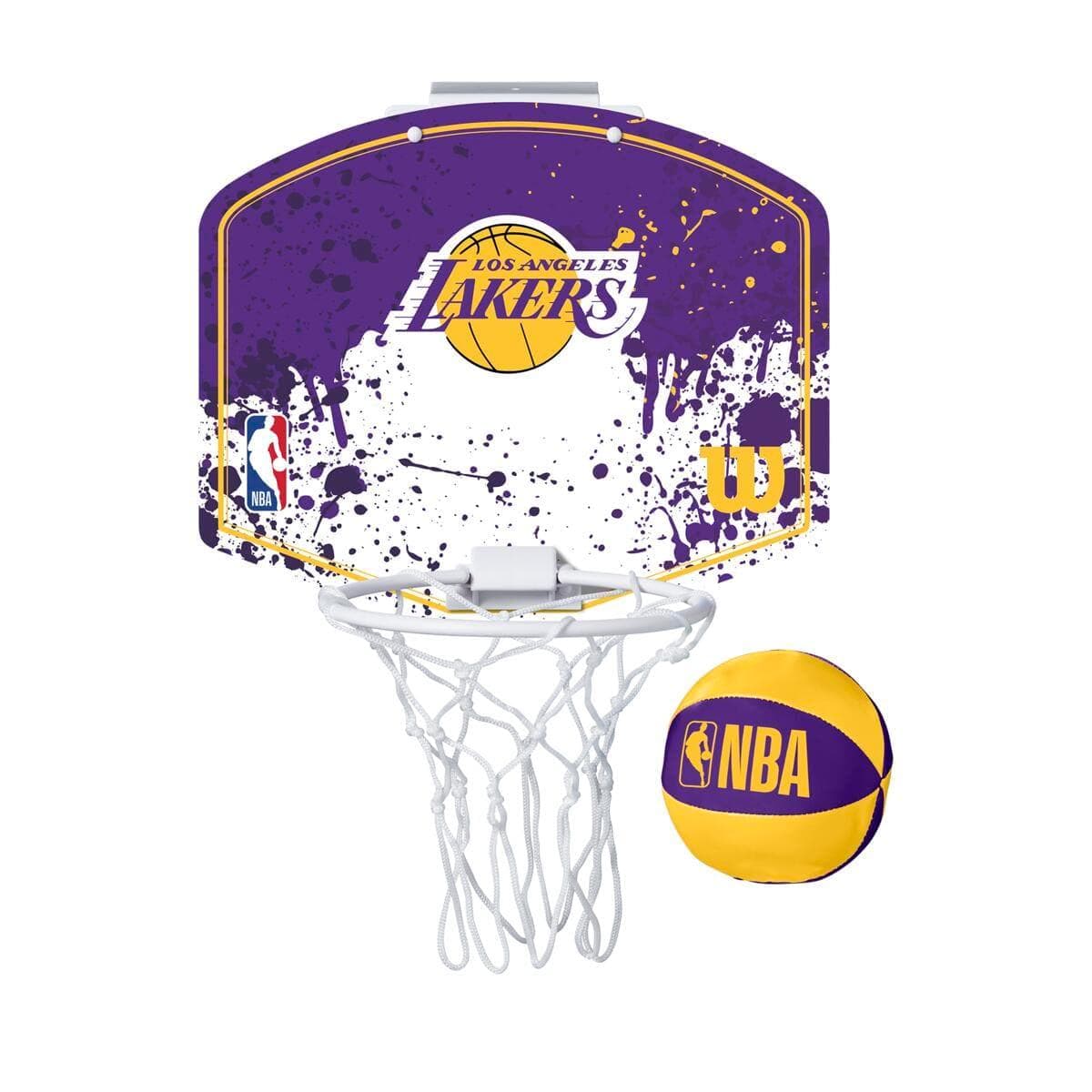 Wilson Sporting Goods Accessories Los Angeles Lakers Wilson NBA Mini Hoop Indoor Basketball Backboard