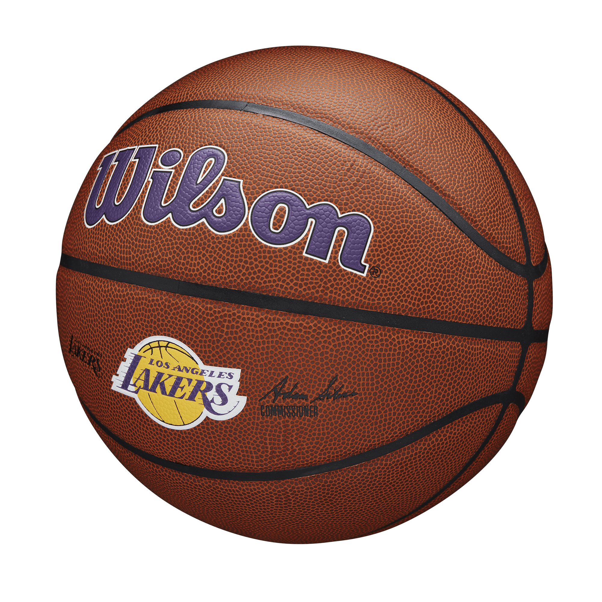 Wilson Sporting Goods Balls Los Angeles Lakers Wilson NBA Team Full Size Basketball Ball