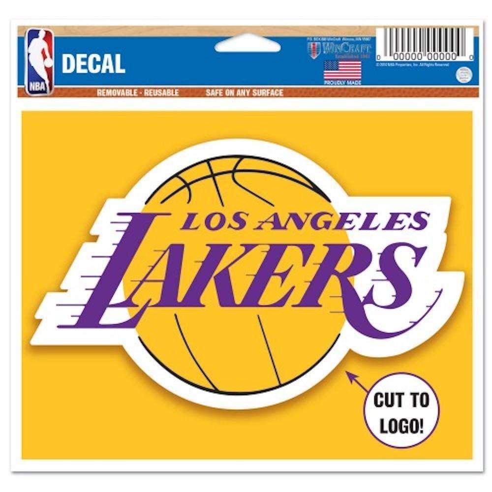 Wincraft Accessories Los Angeles Lakers Wincraft NBA Multi-Use 4.5" x 5.75" Decal