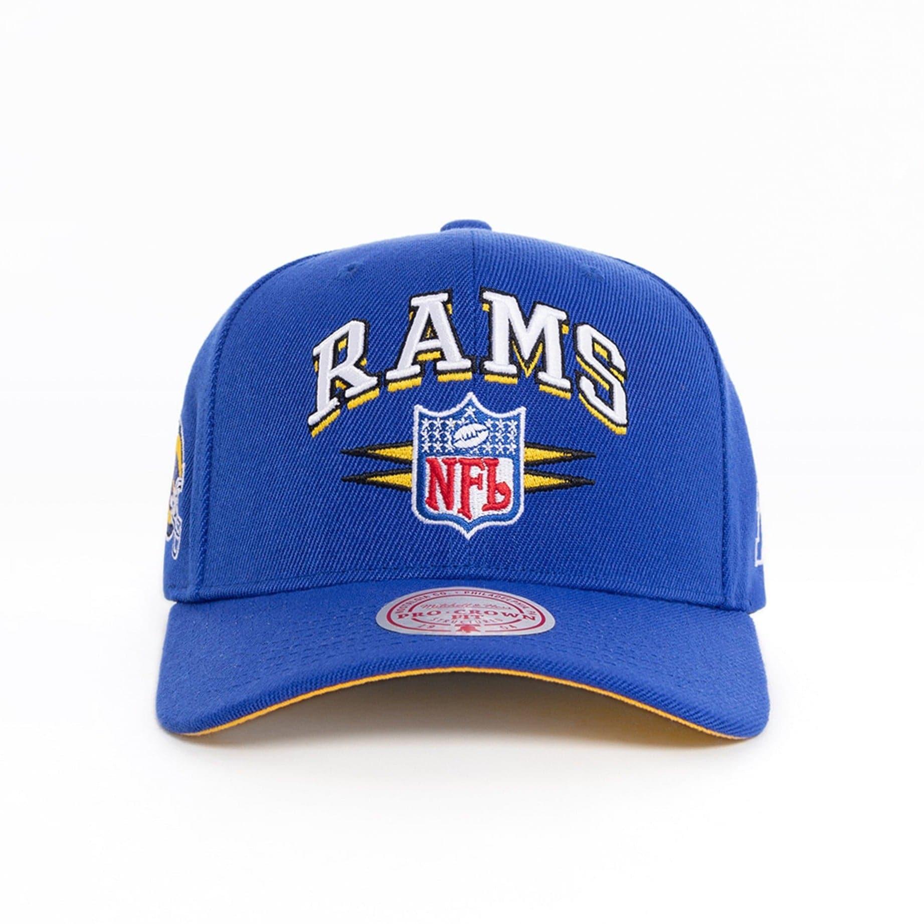 Mitchell And Ness Caps Los Angeles Rams Mitchell & Ness NFL Diamond Pro Crown Snapback Hat - Blue