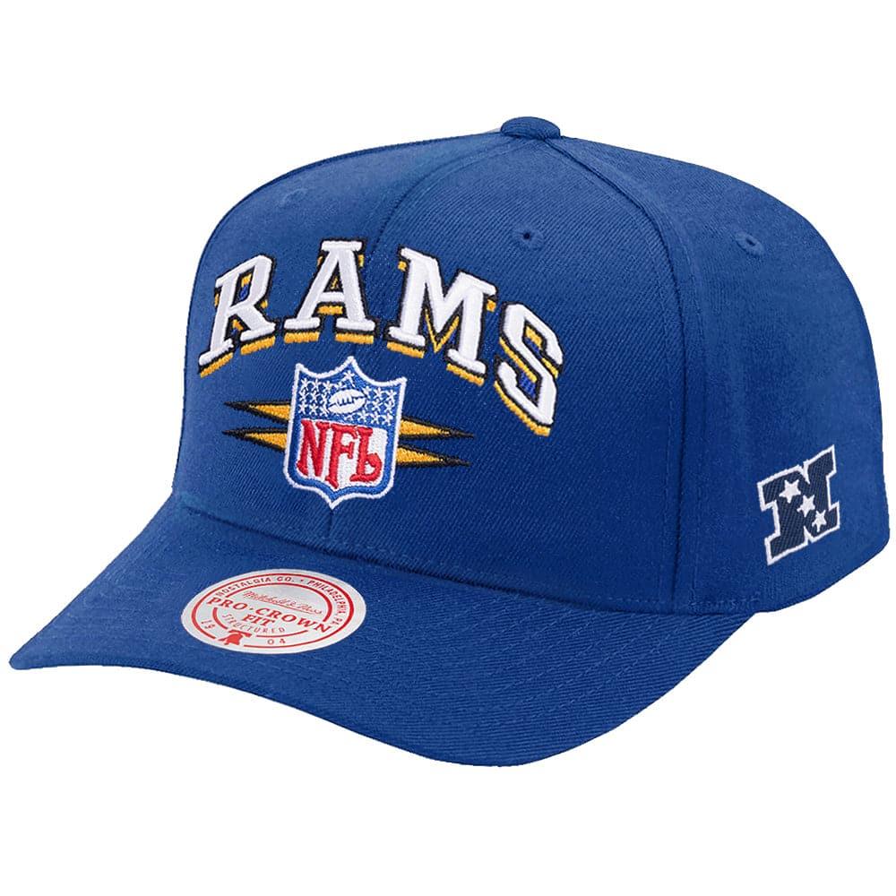Mitchell And Ness Caps Los Angeles Rams Mitchell & Ness NFL Diamond Pro Crown Snapback Hat - Blue