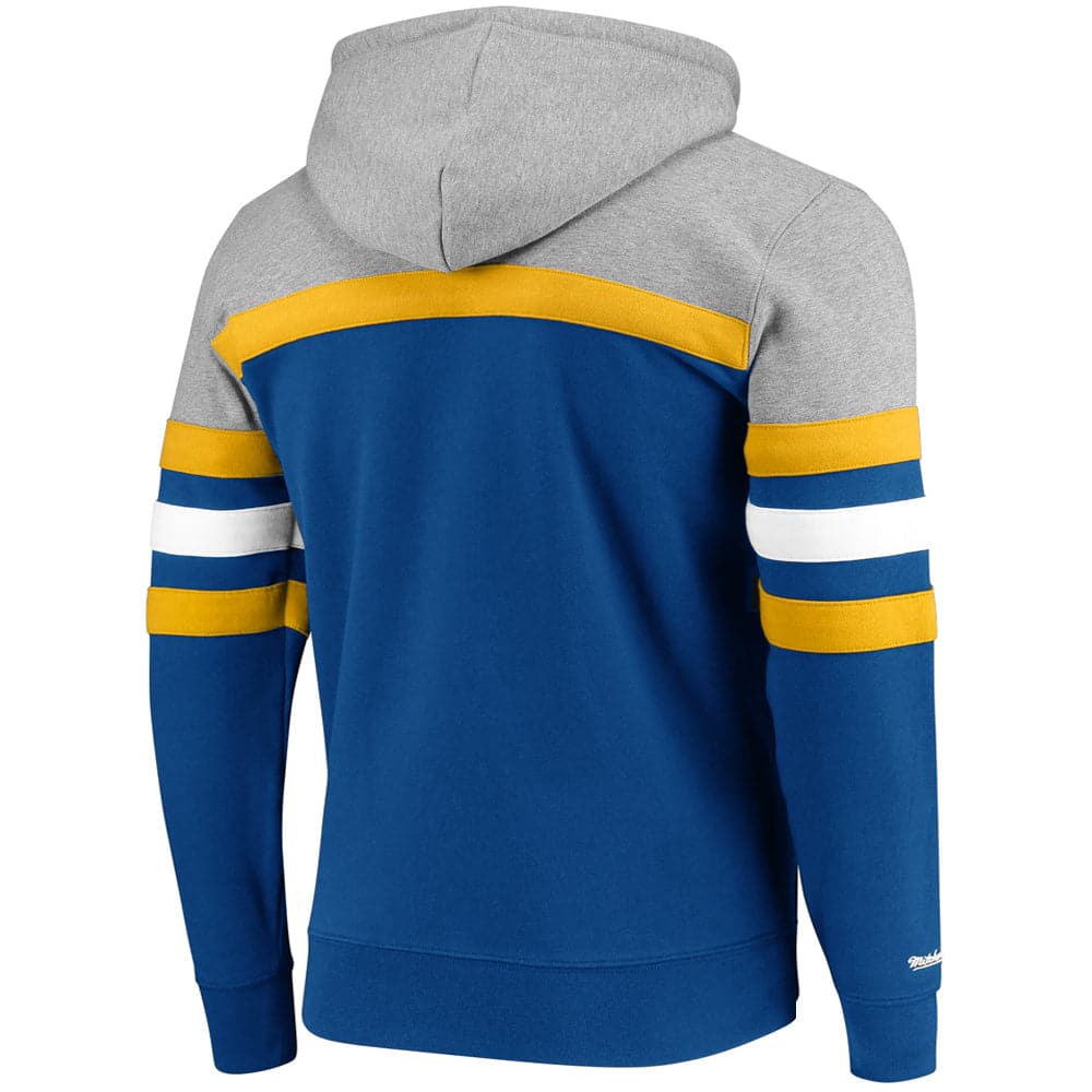 Mitchell And Ness Jumpers Los Angeles Rams Mitchell & Ness NFL Head Coach Premium Hoodie Jumper - Blue