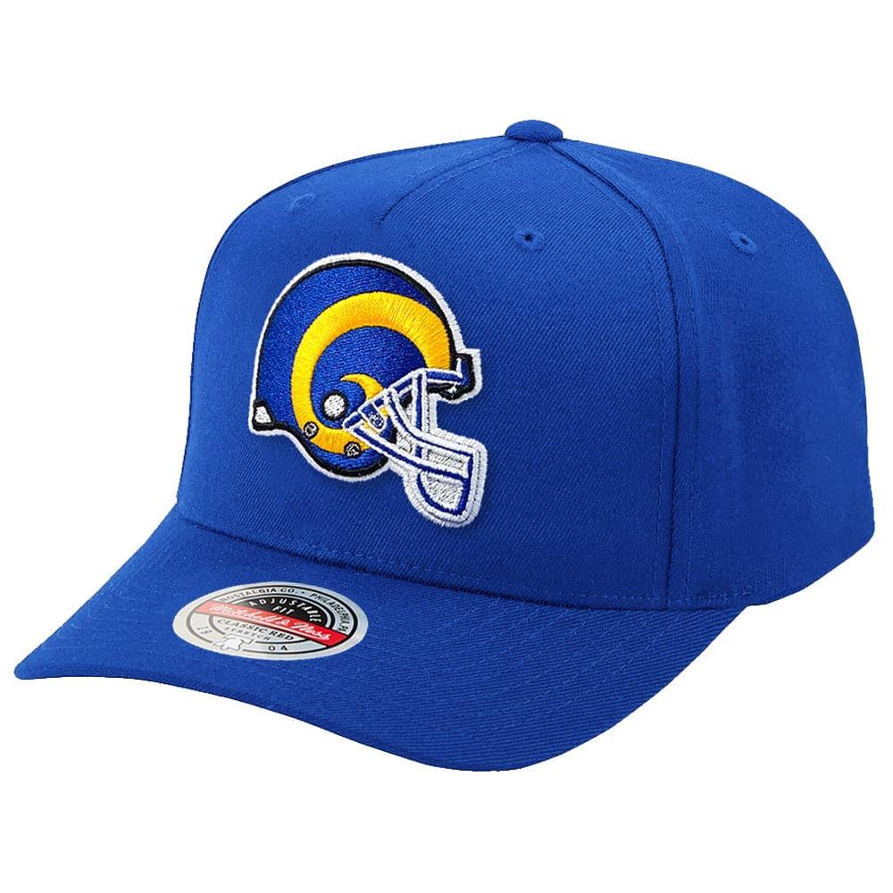 Mitchell And Ness Caps Los Angeles Rams Mitchell & Ness NFL Sweep Right Classic Red Snapback Hat - Blue