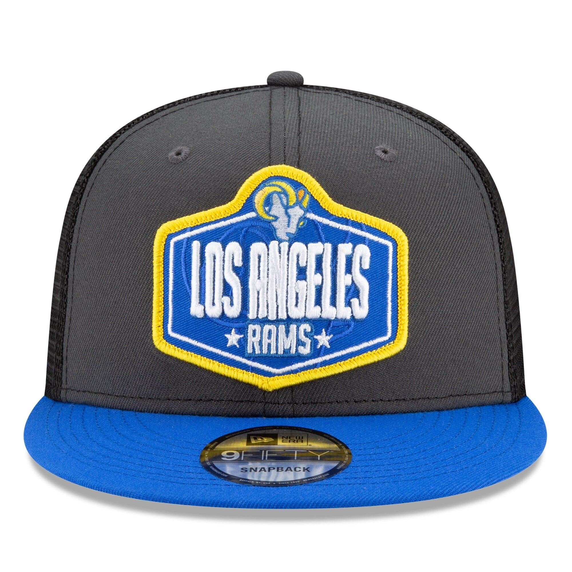 New Era Caps Los Angeles Rams New Era 2021 NFL Draft 9FIFTY Snapback Hat - Graphite