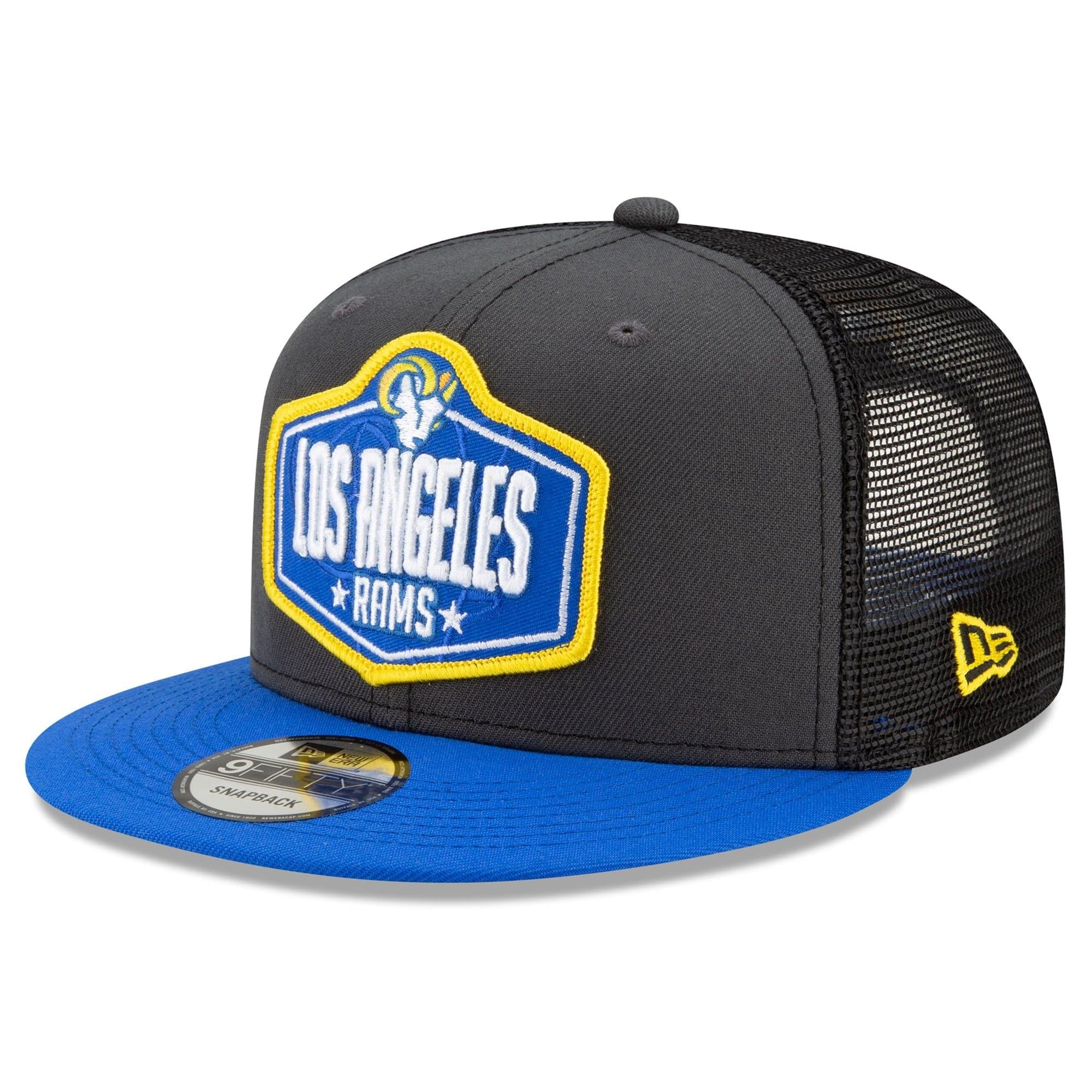 New Era Caps Los Angeles Rams New Era 2021 NFL Draft 9FIFTY Snapback Hat - Graphite