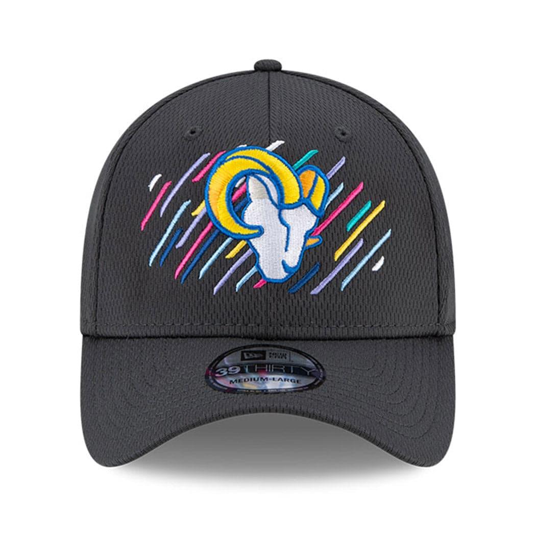 New Era Caps Los Angeles Rams New Era NFL 2021 Crucial Catch 39THIRTY Flex Fit Hat - Steel