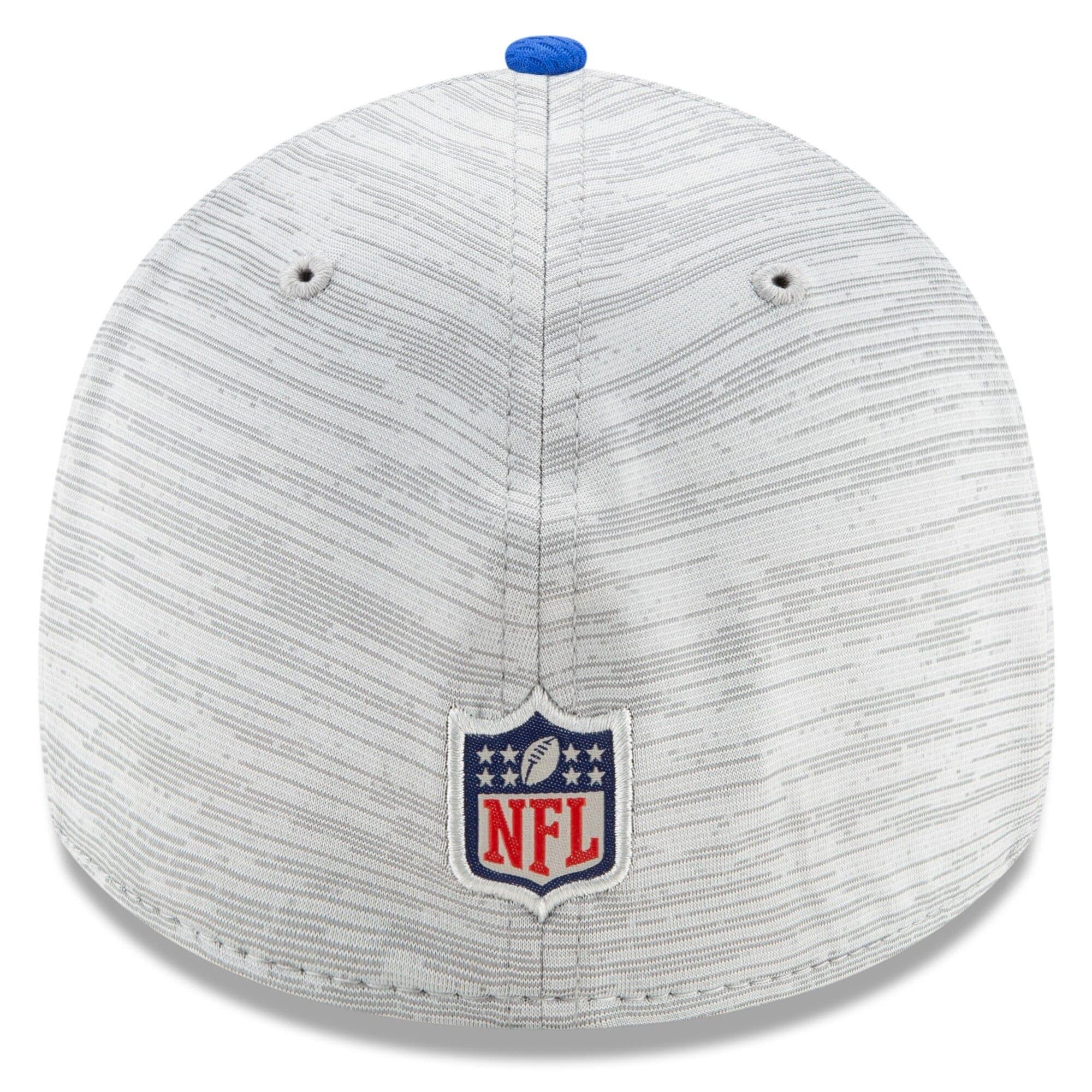 New Era Caps Los Angeles Rams New Era NFL 2021 Training Camp 39THIRTY Flex Fit Curve Hat - Grey