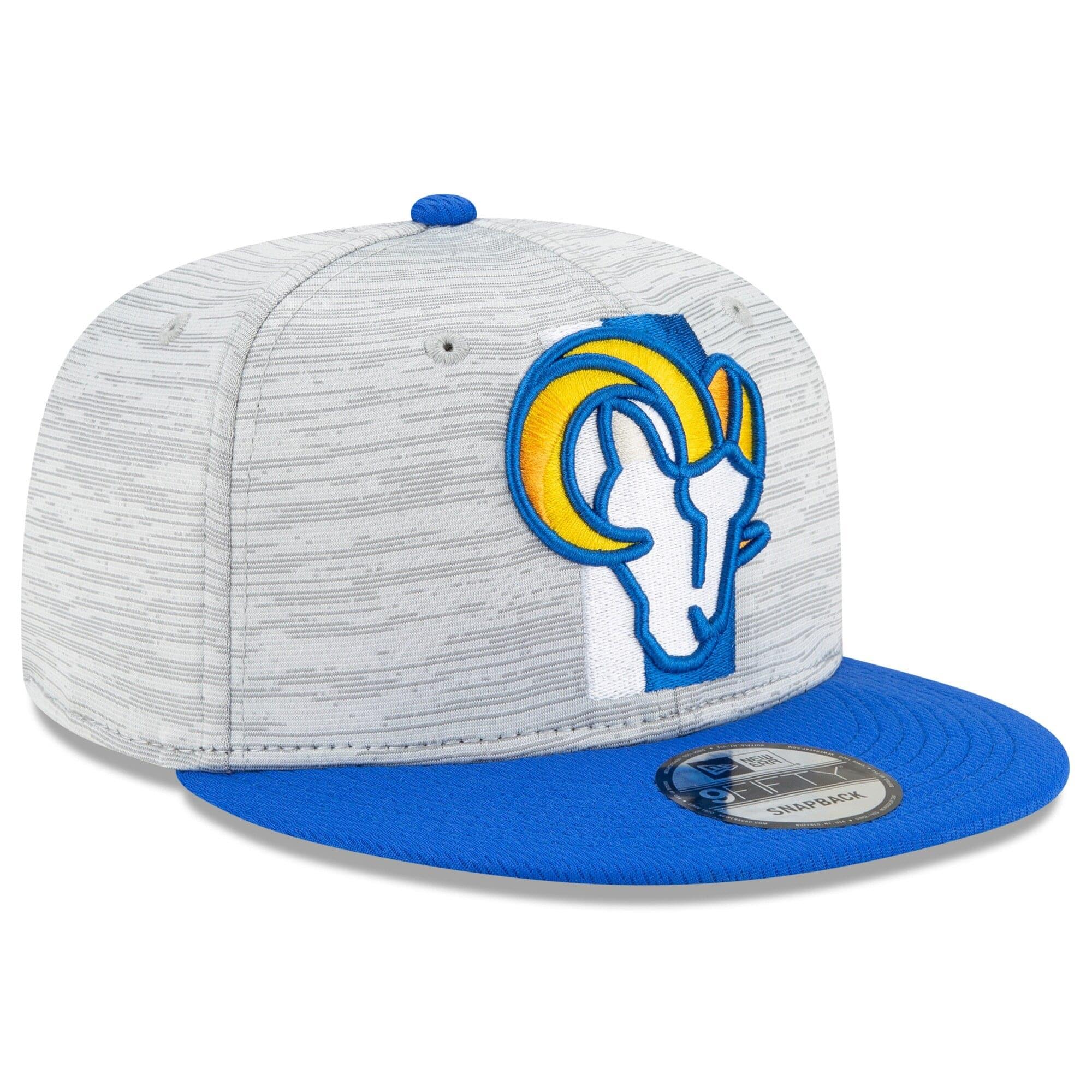 New Era Caps Los Angeles Rams New Era NFL 2021 Training Camp 9FIFTY Snapback Hat - Grey