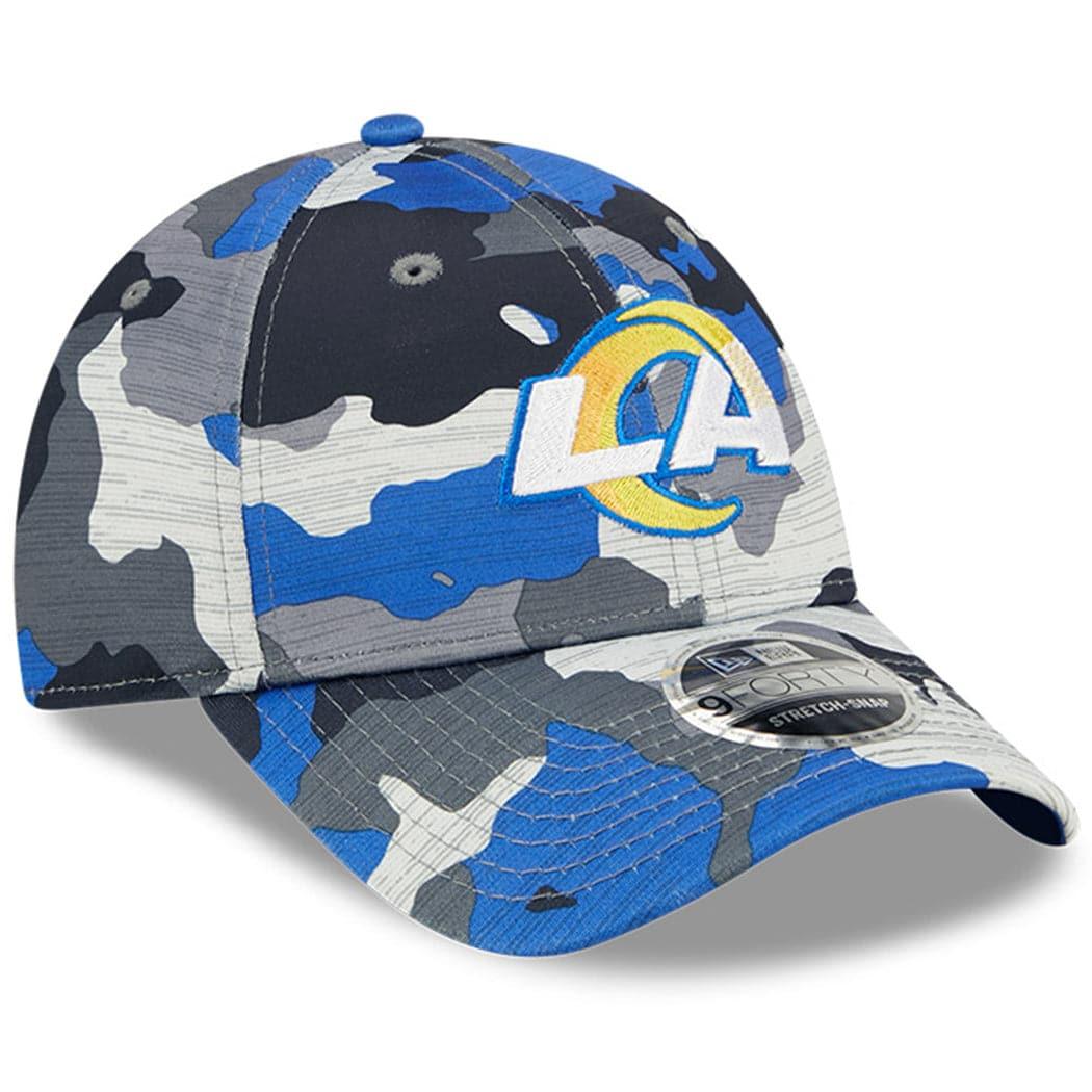 New Era Caps Los Angeles Rams New Era NFL 22 Training Camp 9FORTY Stretch Snap Hat - Camo