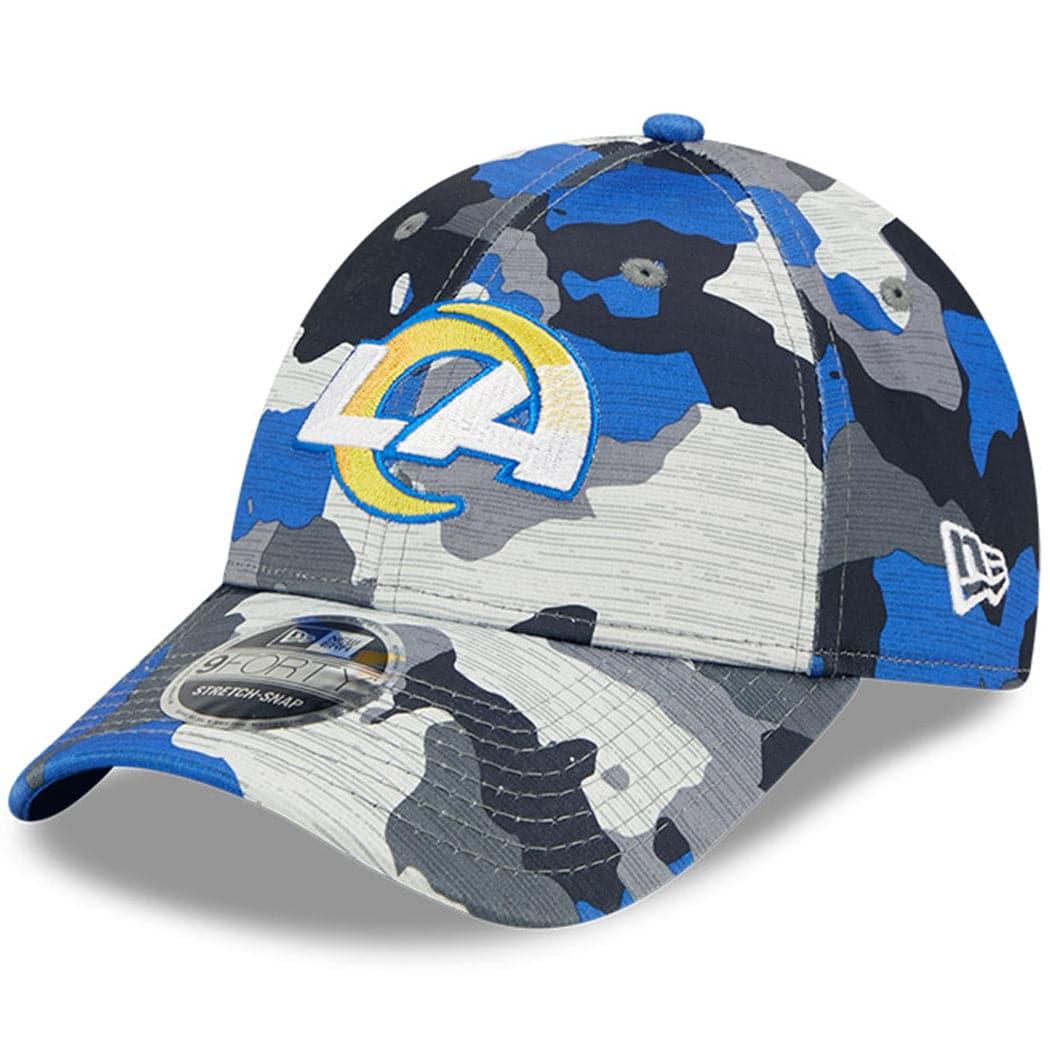 New Era Caps Los Angeles Rams New Era NFL 22 Training Camp 9FORTY Stretch Snap Hat - Camo