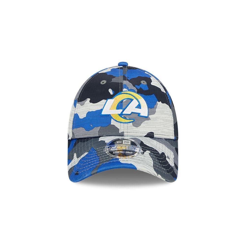 New Era Caps Youths Los Angeles Rams New Era NFL 22 Training Camp Youths 9FORTY Stretch Snap Hat - Camo