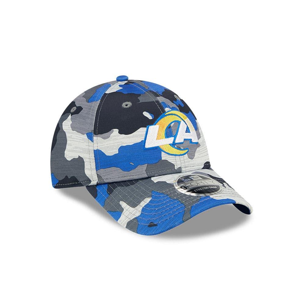 New Era Caps Youths Los Angeles Rams New Era NFL 22 Training Camp Youths 9FORTY Stretch Snap Hat - Camo