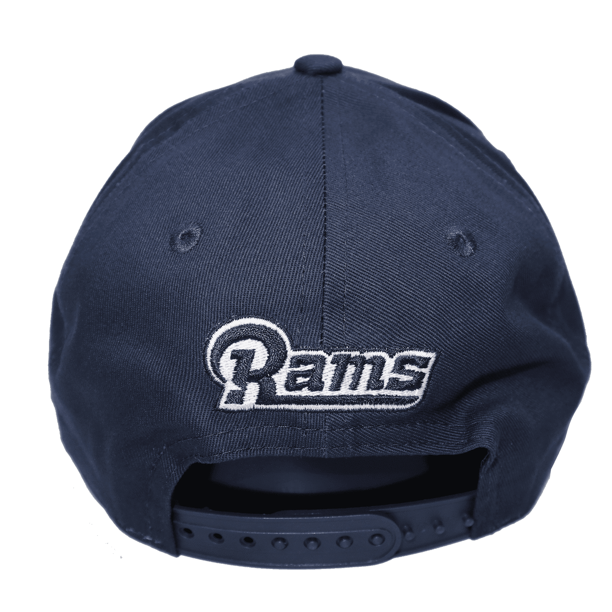 New Era Caps Los Angeles Rams New Era NFL Omaha 9FORTY Curved Snapback Hat - Navy