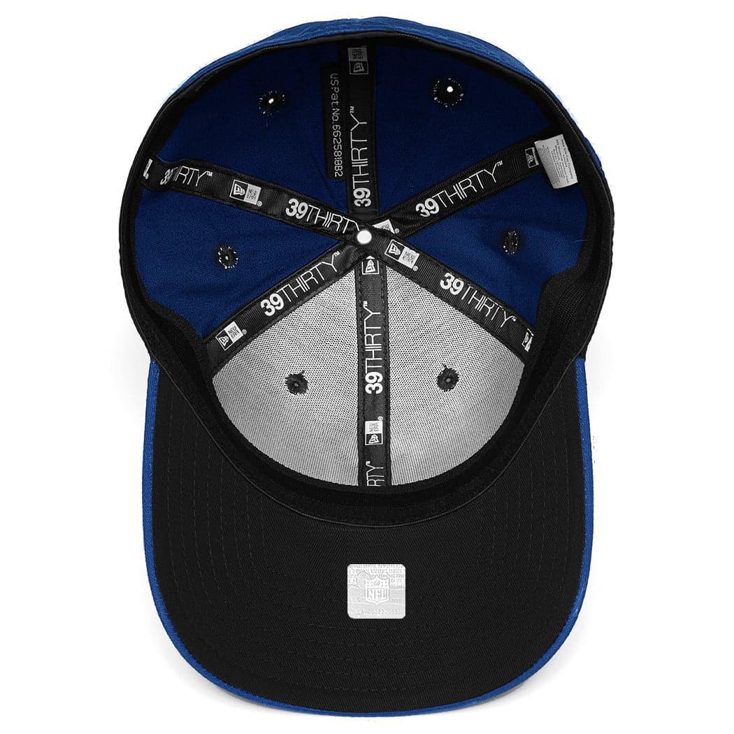 New Era Caps Los Angeles Rams New Era NFL Team 39THIRTY Flex Fit Curve Hat - Blue