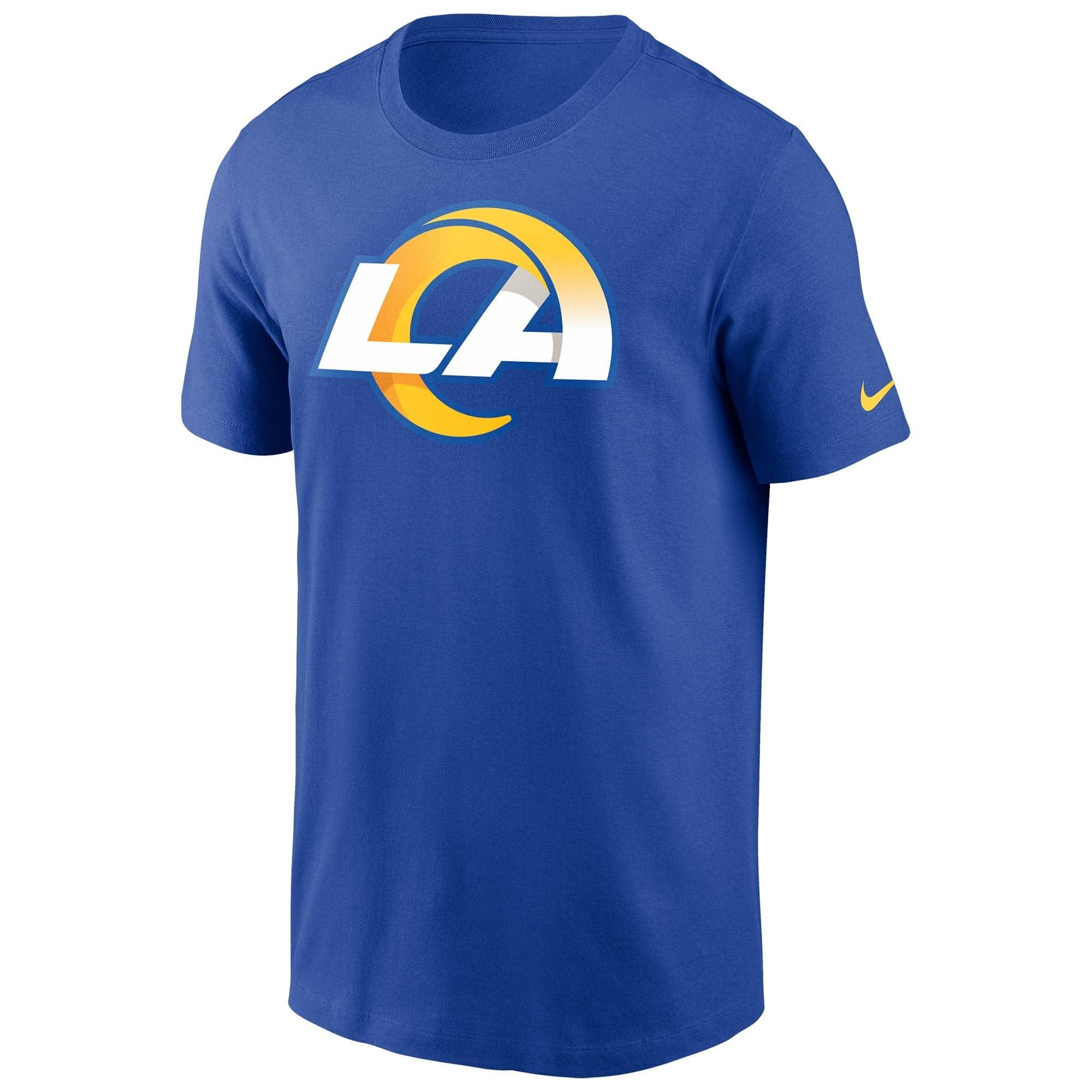 Nike T-Shirts Los Angeles Rams Nike NFL Team Logo Essential T-Shirt - Blue