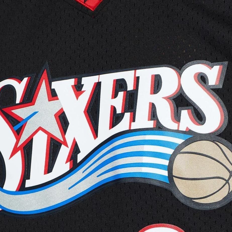 Mitchell And Ness Jerseys Lou Williams Philadelphia 76ers Mitchell & Ness NBA 05-06 Road Swingman Jersey - Black