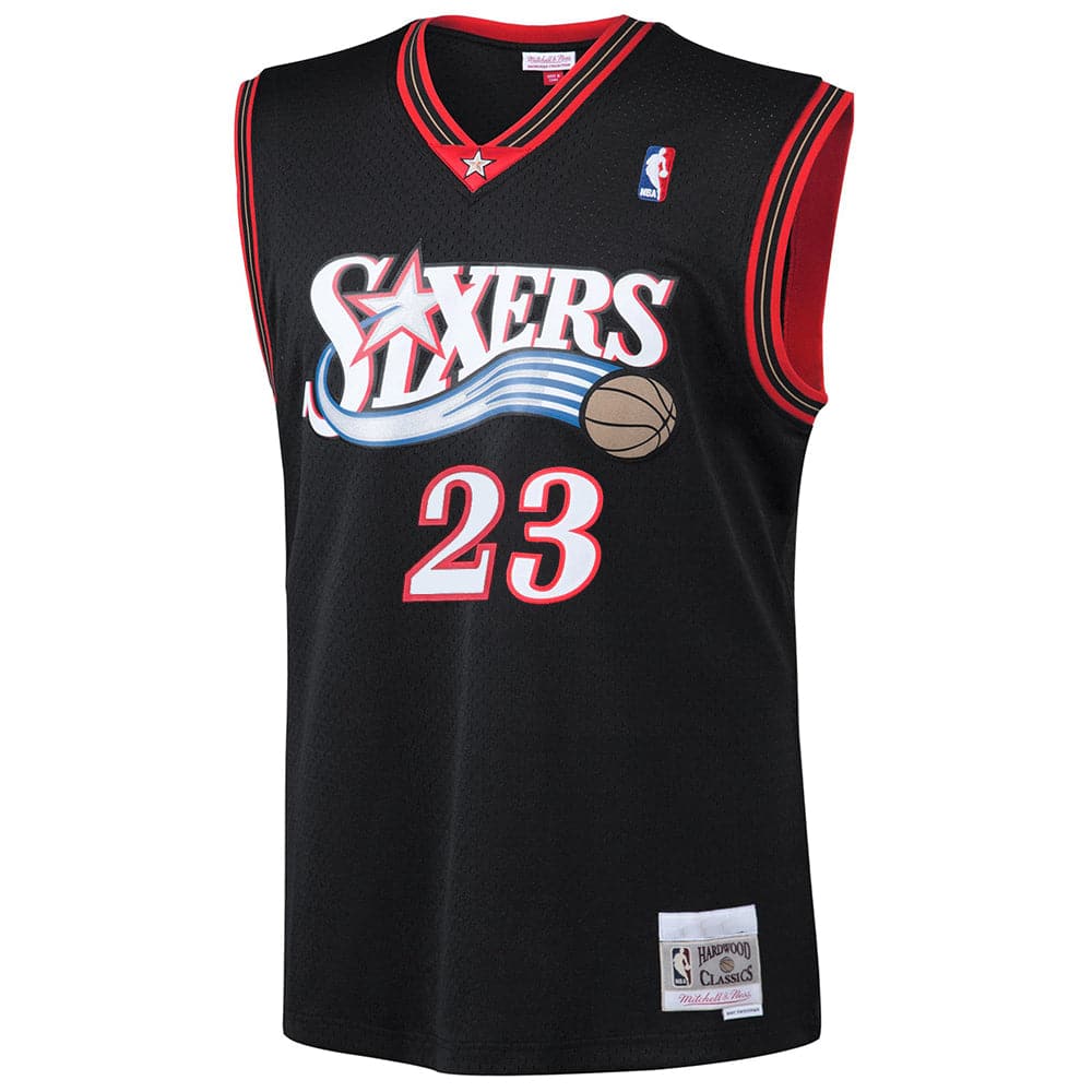 Mitchell And Ness Jerseys Lou Williams Philadelphia 76ers Mitchell & Ness NBA 05-06 Road Swingman Jersey - Black