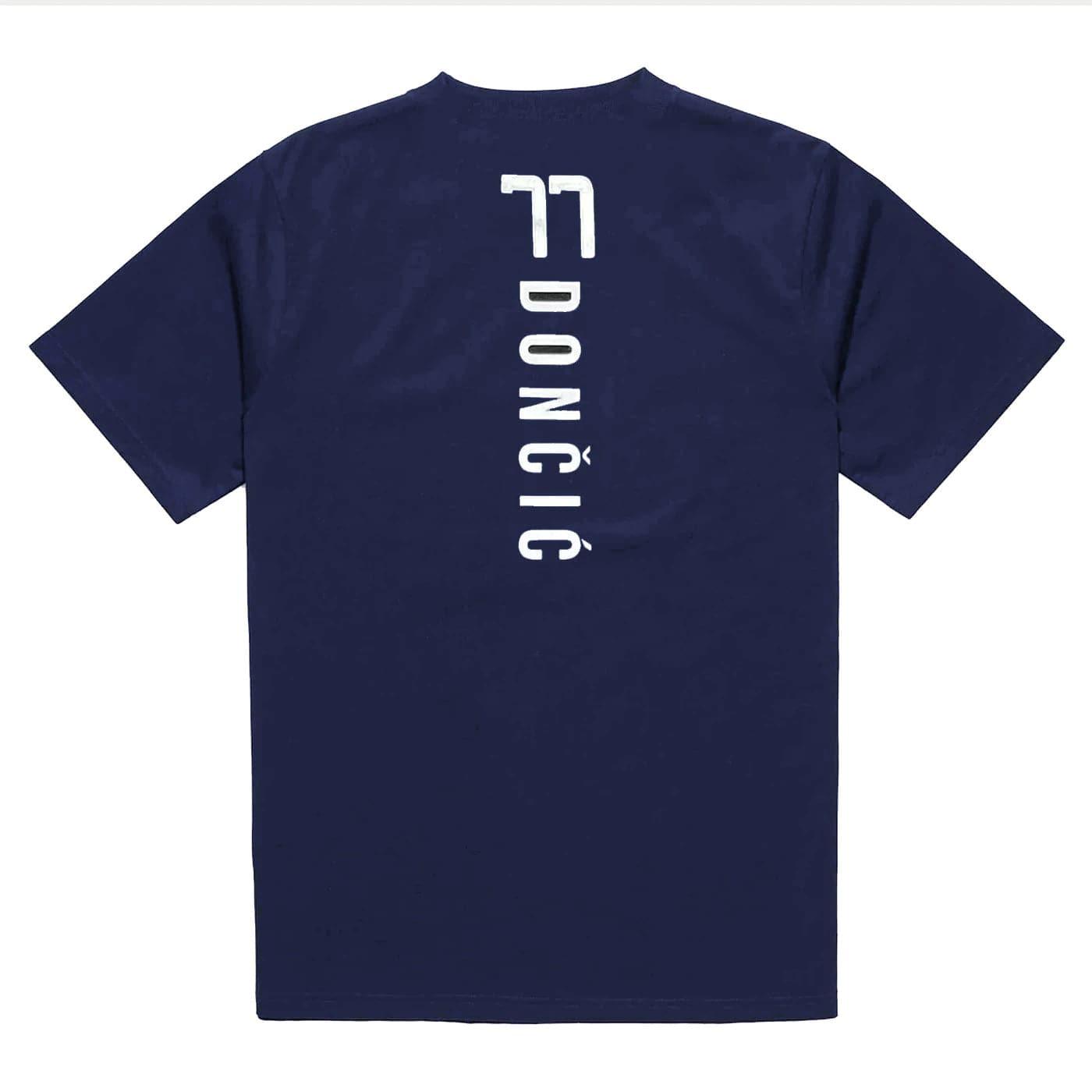 NBA Essentials T-Shirts Luka Doncic Dallas Mavericks NBA Essentials Top of The Key T-Shirt - Navy