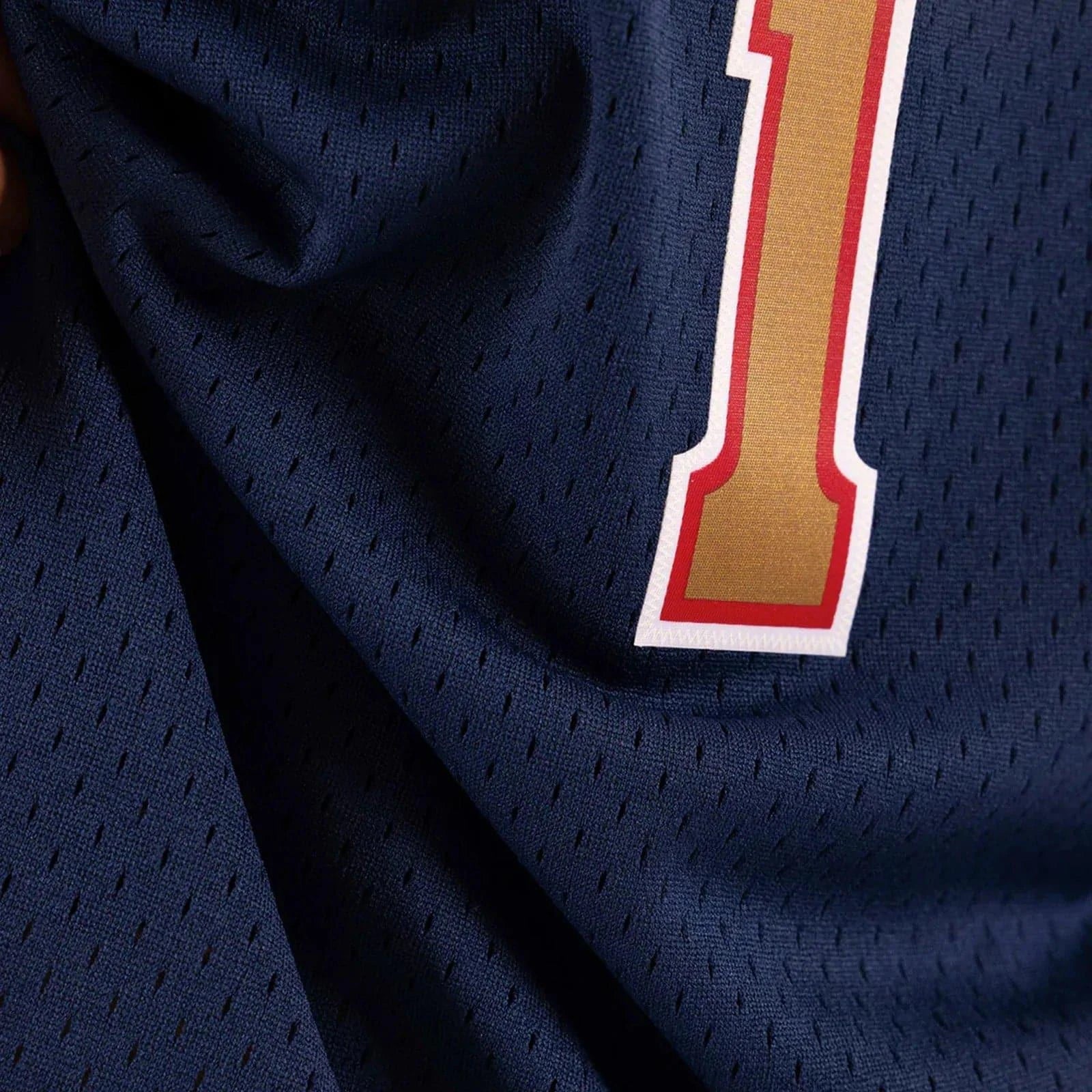 Mitchell And Ness Jerseys Mahmoud Abdul-Rauf Denver Nuggets Mitchell & Ness NBA Swingman Jersey - Navy