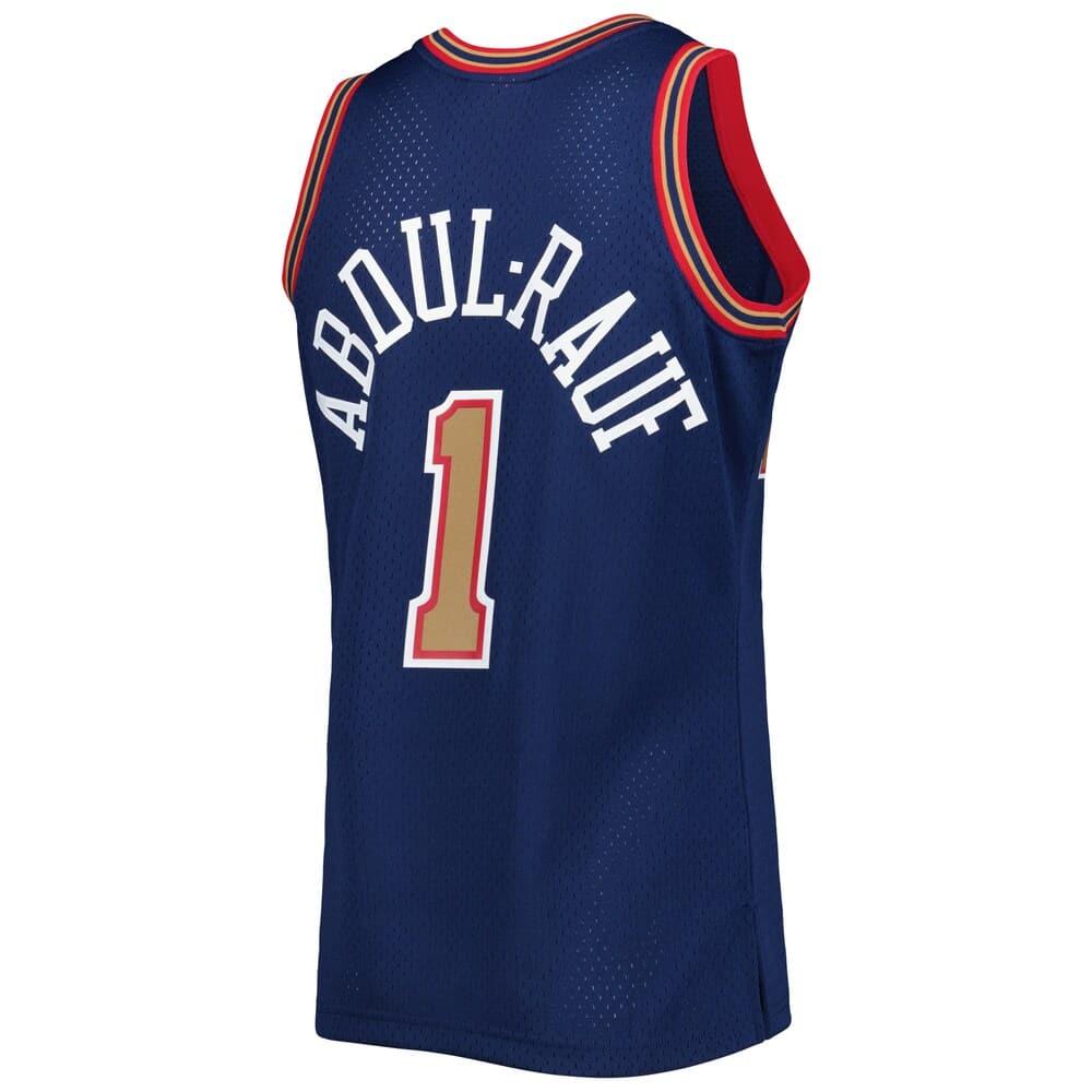 Mitchell And Ness Jerseys Mahmoud Abdul-Rauf Denver Nuggets Mitchell & Ness NBA Swingman Jersey - Navy