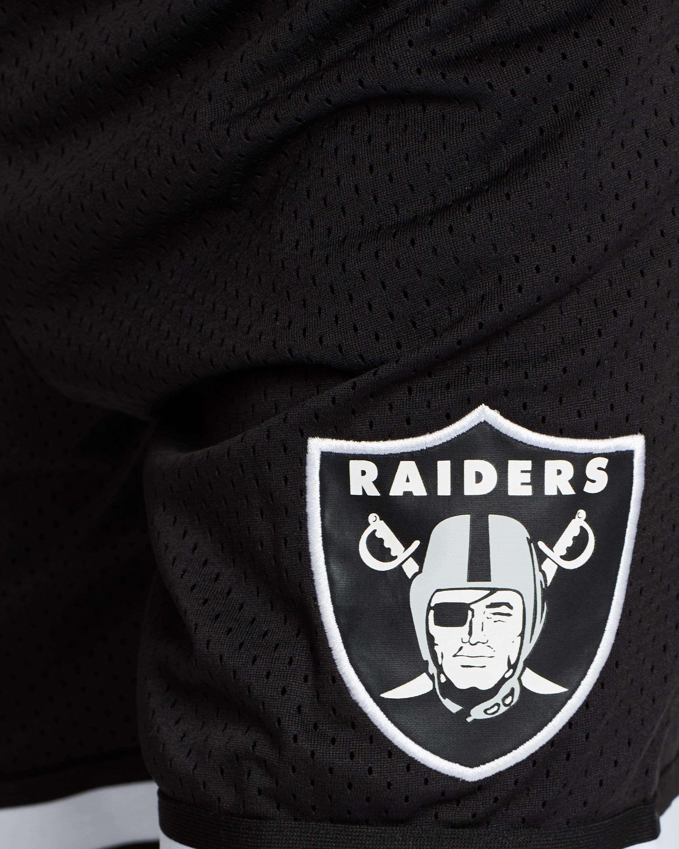 Oakland Raiders Majestic NFL Dotel Mesh Shorts - Black