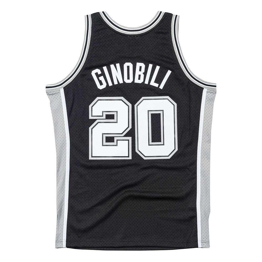 Mitchell And Ness Jerseys Manu Ginobil San Antonio Spurs Mitchell & Ness NBA Swingman Jersey - Black