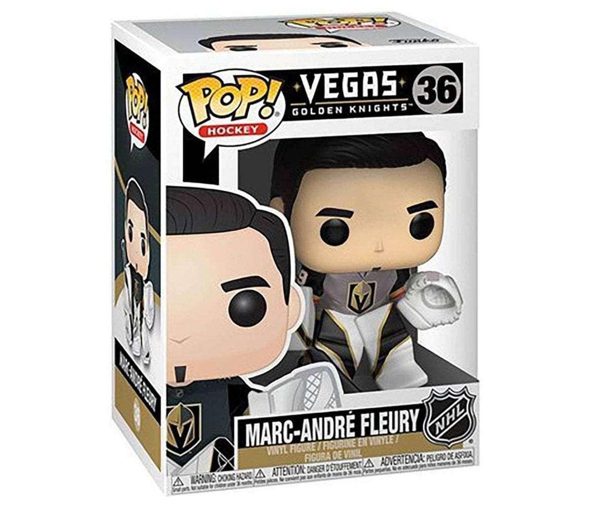 Funko Figures Marc-Andre Fleury Vegas Golden Knights Funko NHL Pop 3.75" 36 Figure - Black