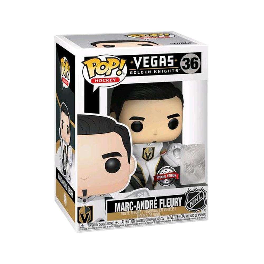 Funko Figures Marc-Andre Fleury Vegas Golden Knights Funko NHL Pop Vinyl 36 Figure - White