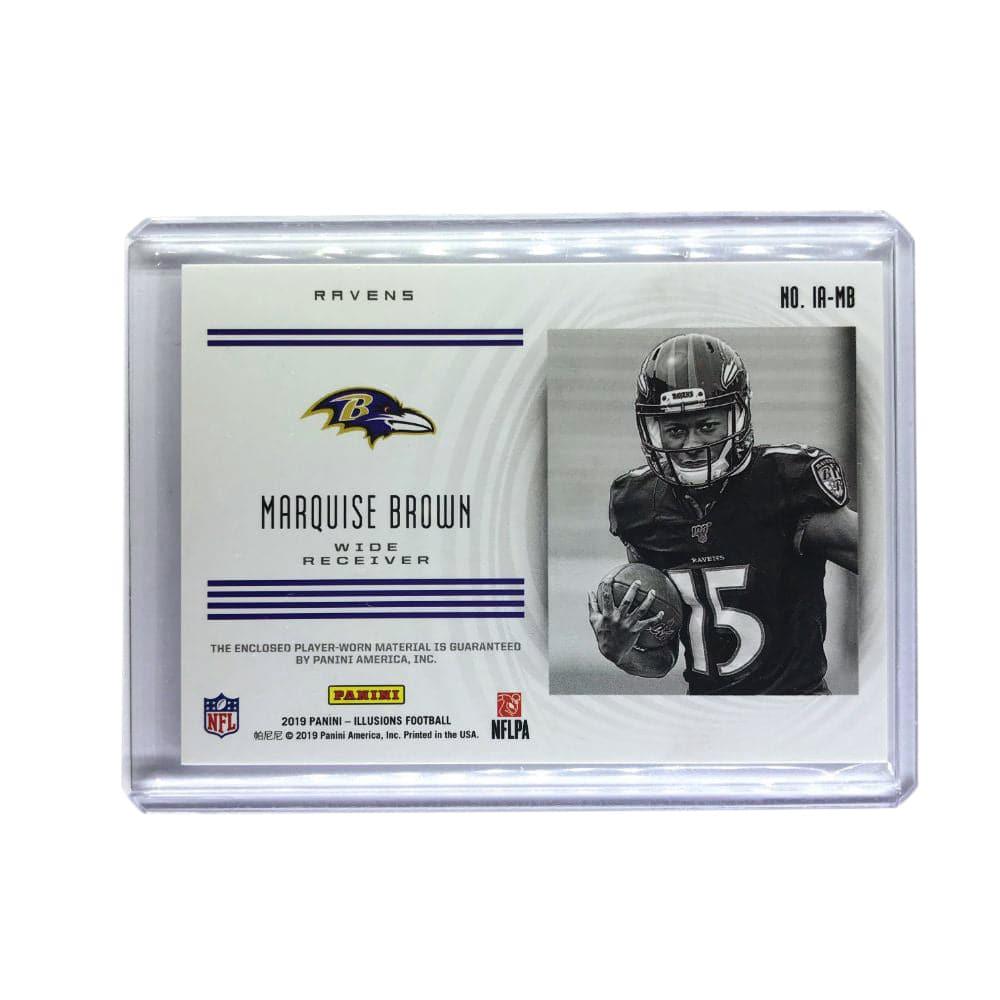 Panini Cards Marquise Brown Baltimore Ravens 2019 Panini Illusions NFL Instant Impact Patch Card