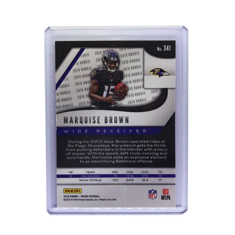 Panini Cards Marquise Brown Baltimore Ravens 2019 Panini Prizm NFL Base Rookie Card