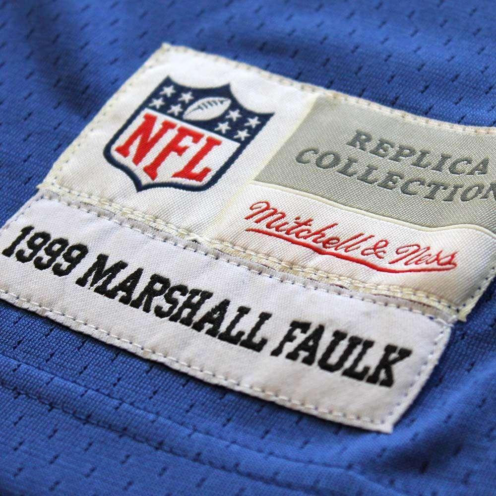 Mitchell And Ness Jerseys Marshall Faulk Los Angeles Rams Mitchell & Ness NFL Legacy Jersey - Blue