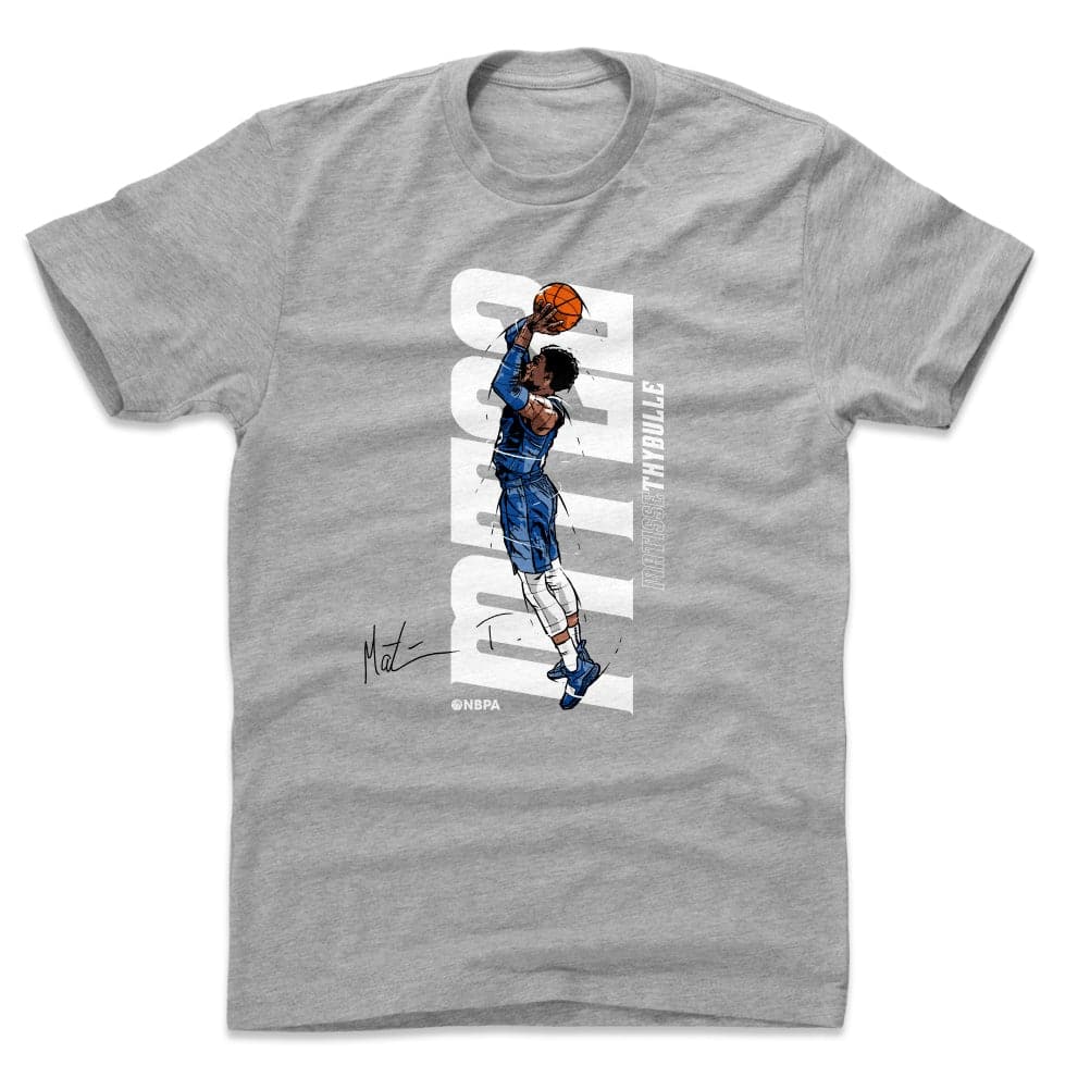 500 Level T-Shirts Matisse Thybulle Philadelphia 76ers 500 Level NBA Vertical T-Shirt - Grey Marle