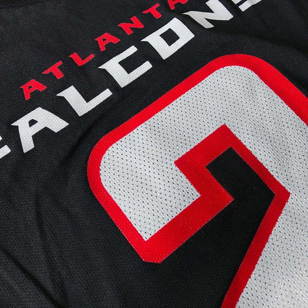 Majestic Athletic Jerseys Matt Ryan Atlanta Falcons Majestic NFL Hashmark Replica Jersey - Black