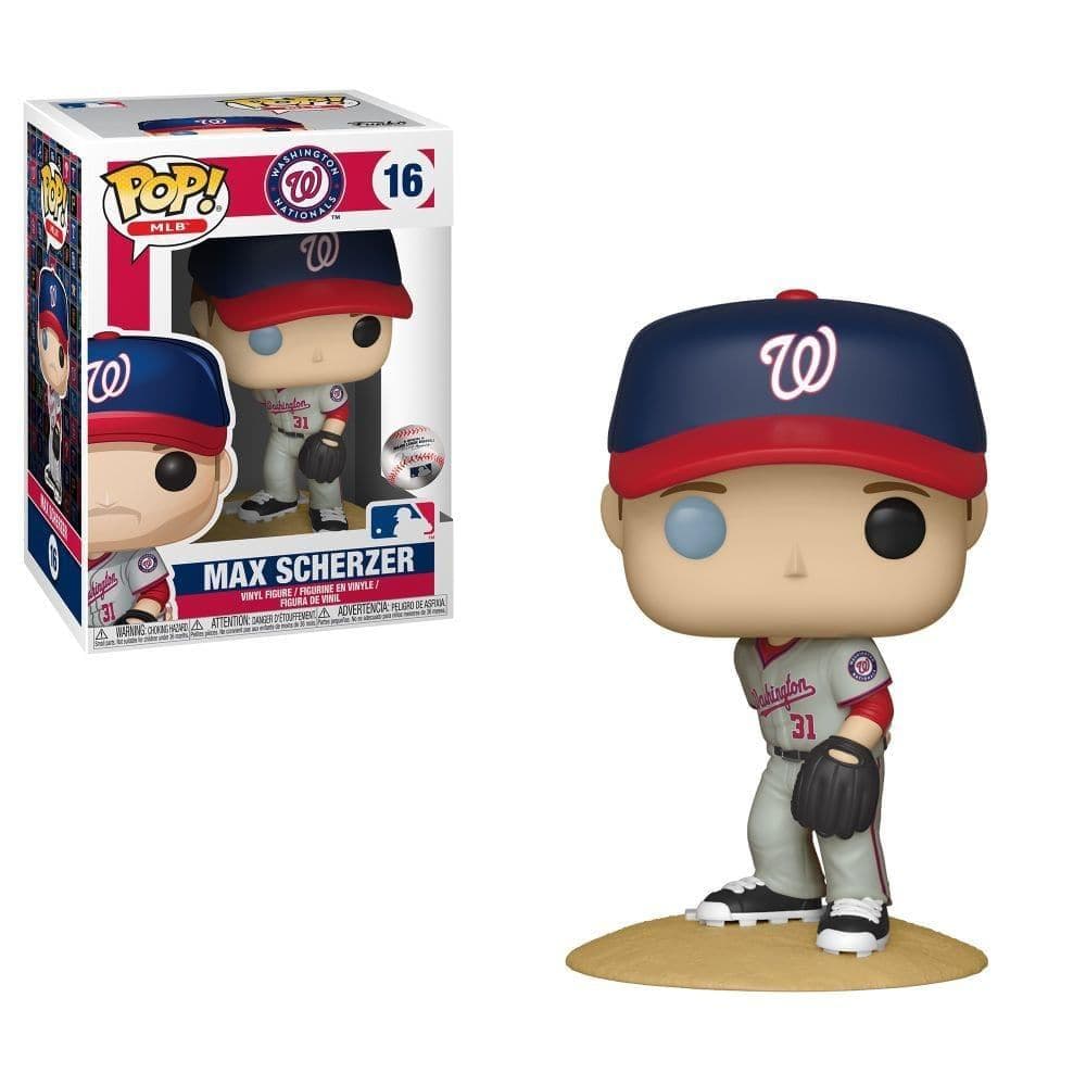 Funko Figures Max Scherzer Washington Nationals Funko MLB Pop Vinyl 3.75" Figure - Grey