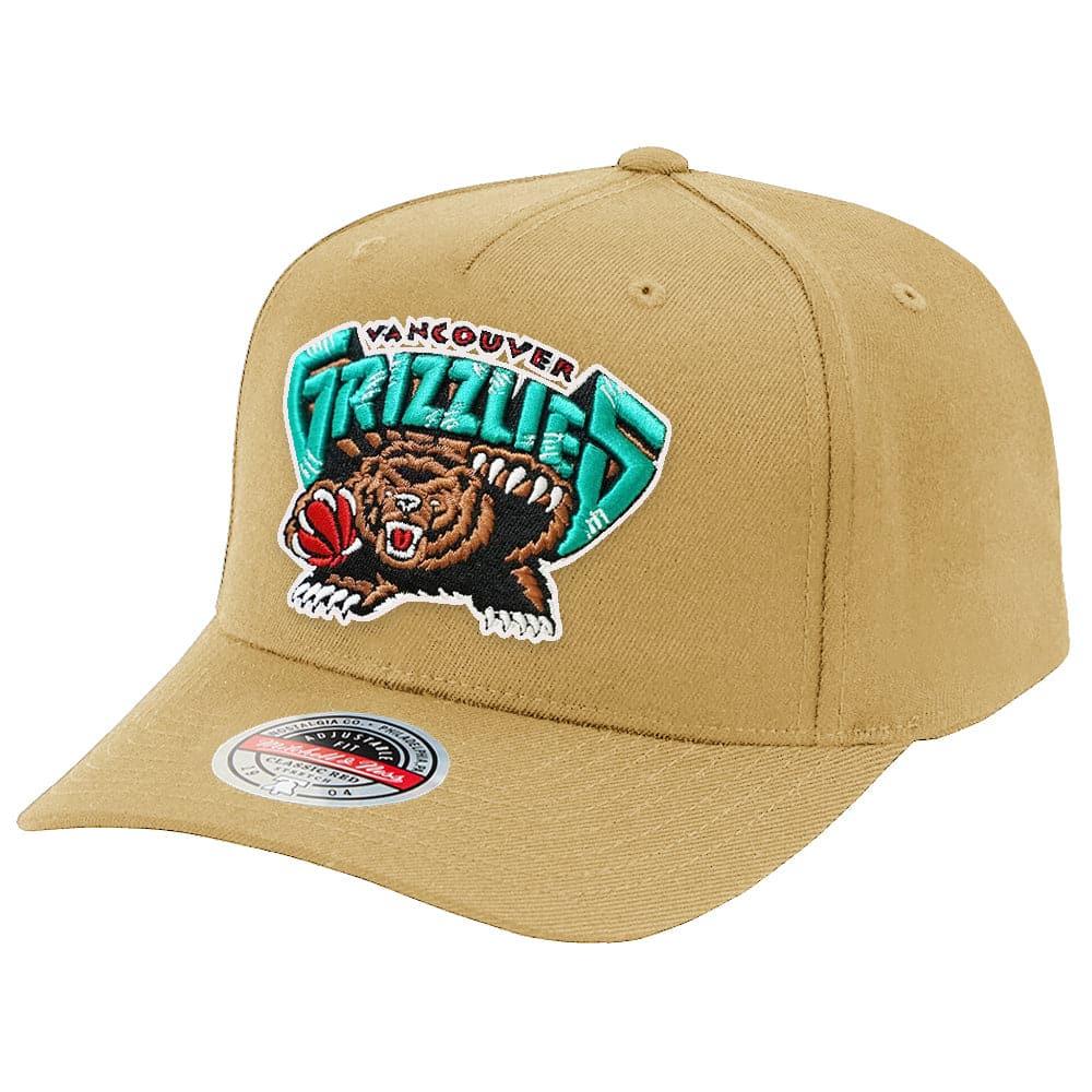 Mitchell And Ness Caps Memphis Grizzlies Mitchell & Ness NBA HWC Classic Red Snapback Hat - Camel