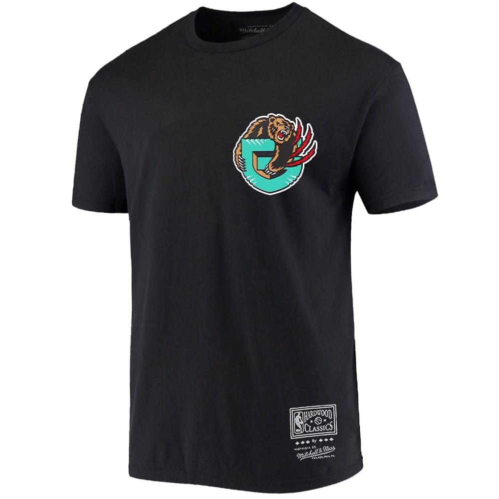 Mitchell And Ness T-Shirts Memphis Grizzlies Mitchell & Ness NBA HWC Retro Repeat T-Shirt - Black