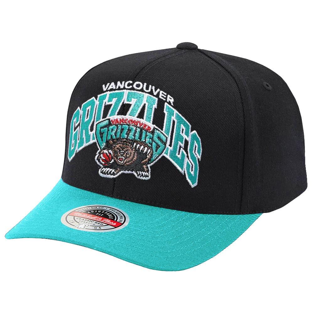 Mitchell And Ness Caps Memphis Grizzlies Mitchell & Ness NBA HWC Team Arch Pro Crown Snapback Hat - Black
