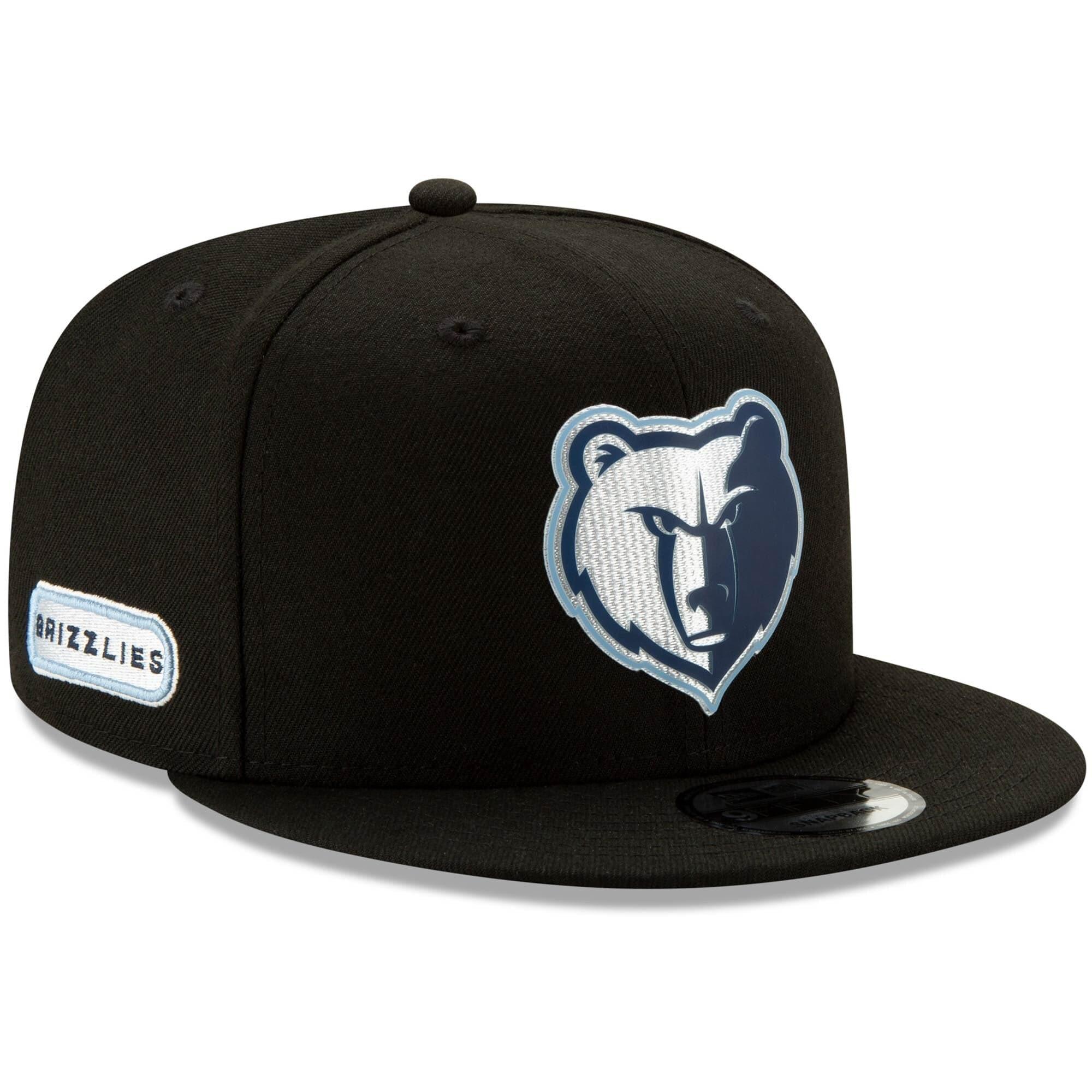 New Era Caps Memphis Grizzlies New Era NBA 2020 Back Half 9FIFTY Snapback Hat - Black