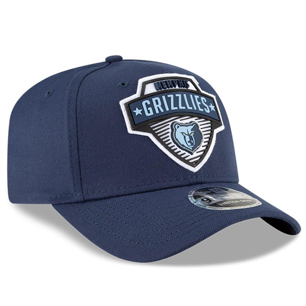 New Era Caps Memphis Grizzlies New Era NBA 2020 Tip-Off 9FIFTY Stretch-Snap Curve Hat - Navy