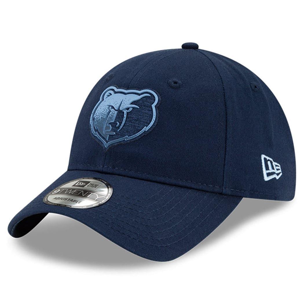 New Era Caps Memphis Grizzlies New Era NBA 2021 Back Half 9TWENTY Curved Hat - Navy