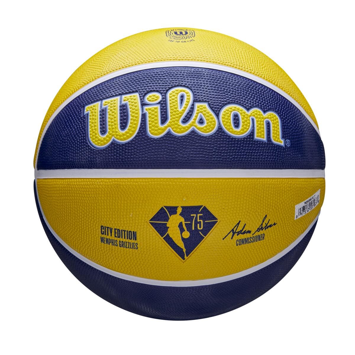 Wilson Sporting Goods Balls Memphis Grizzlies Wilson NBA 21-22 City Edition Full Size Basketball Ball - Size 7